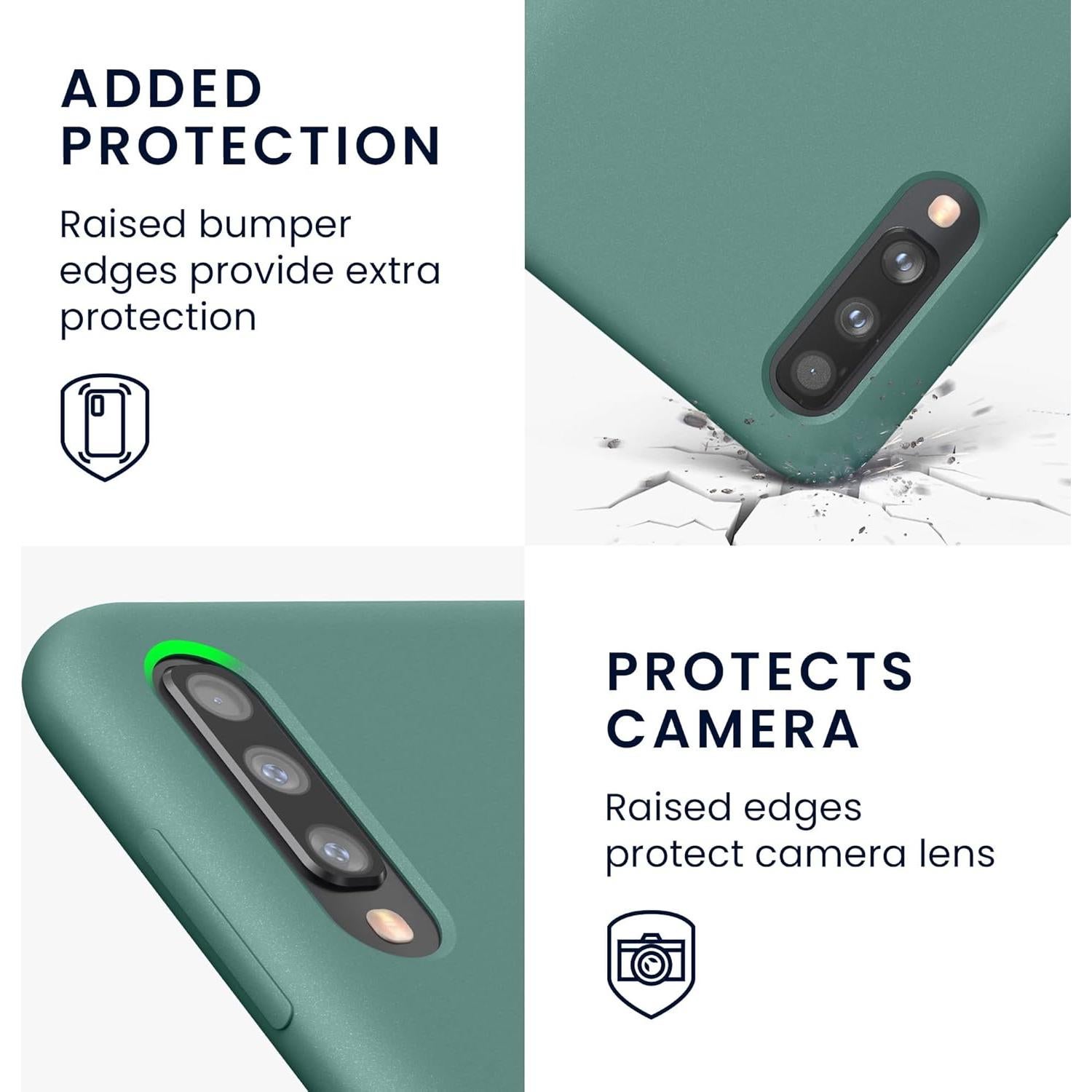 Funda de Silicona TPU KW-Mobile para Samsung Galaxy A50 - Noche Ártica