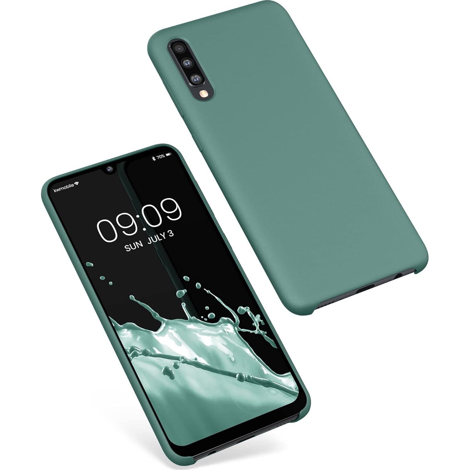 Funda de Silicona TPU KW-Mobile para Samsung Galaxy A50 - Noche Ártica