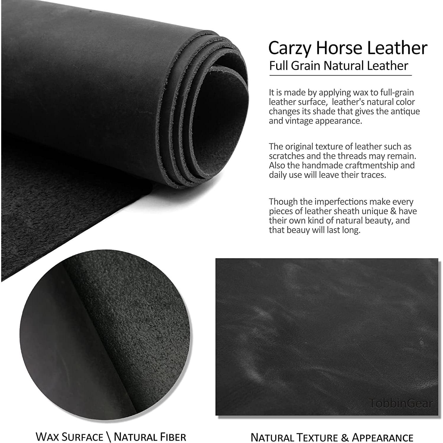 Funda de cuero para teléfono plegable TarbicGear - Negro