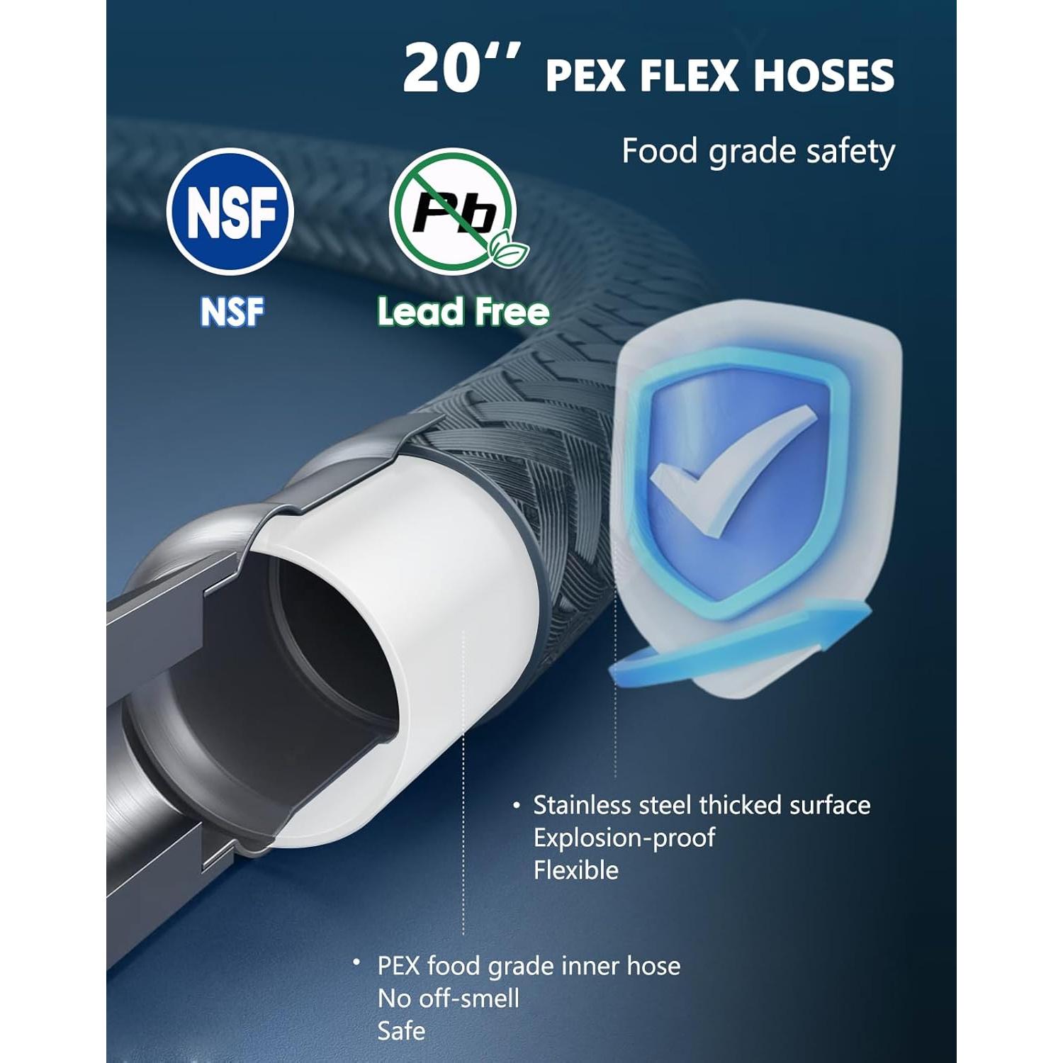 Kit Válvula Sensor Acero Inoxidable 304 Moonshan 50,8 cm