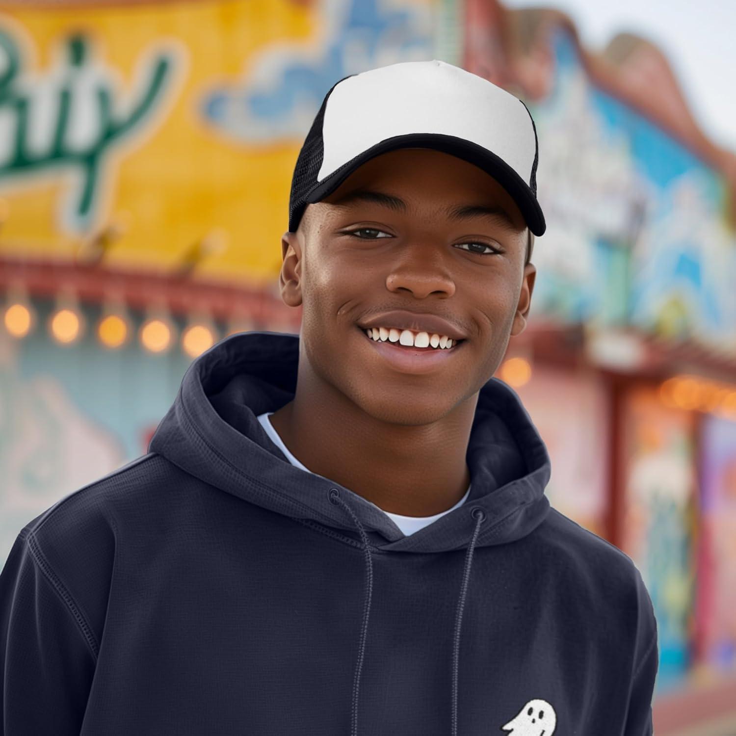 Gorra Trucker DALIX de Dos Tonos Ajustable para Mujer
