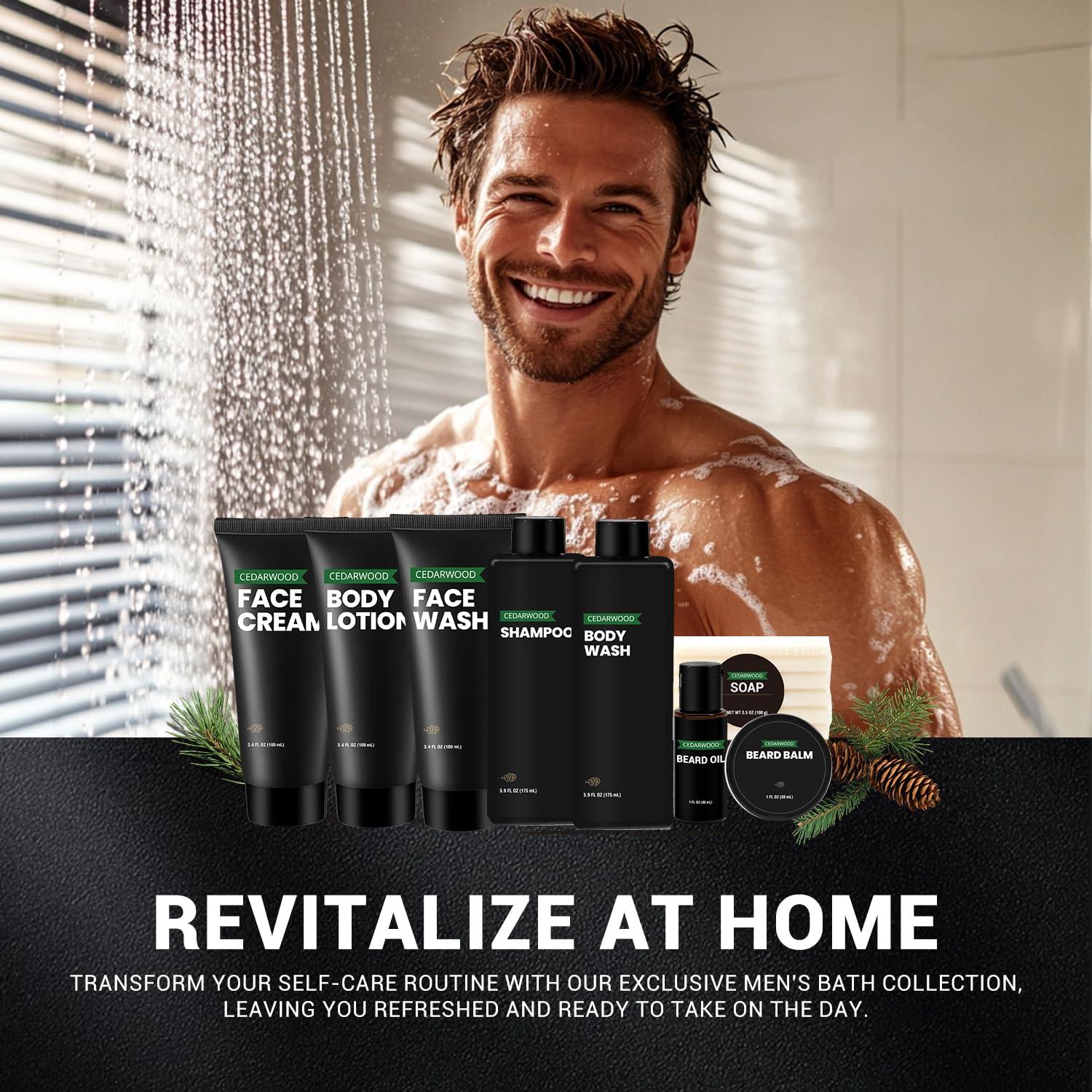 Kit de Cuidado Personal para Hombres Rinse & Robust 10 Piezas