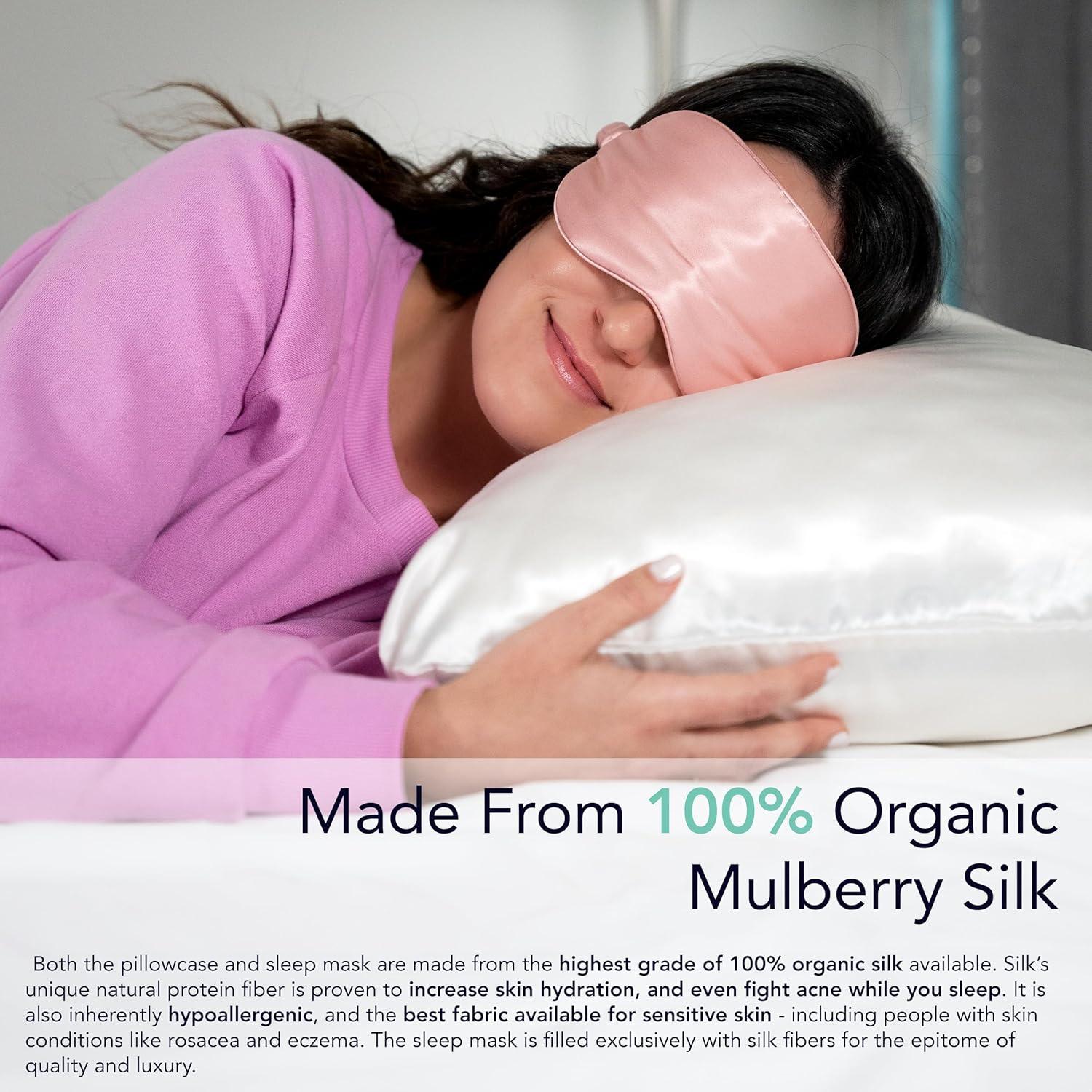 Honeydew Almohada de Seda Antienvejecimiento Reina 38x68cm