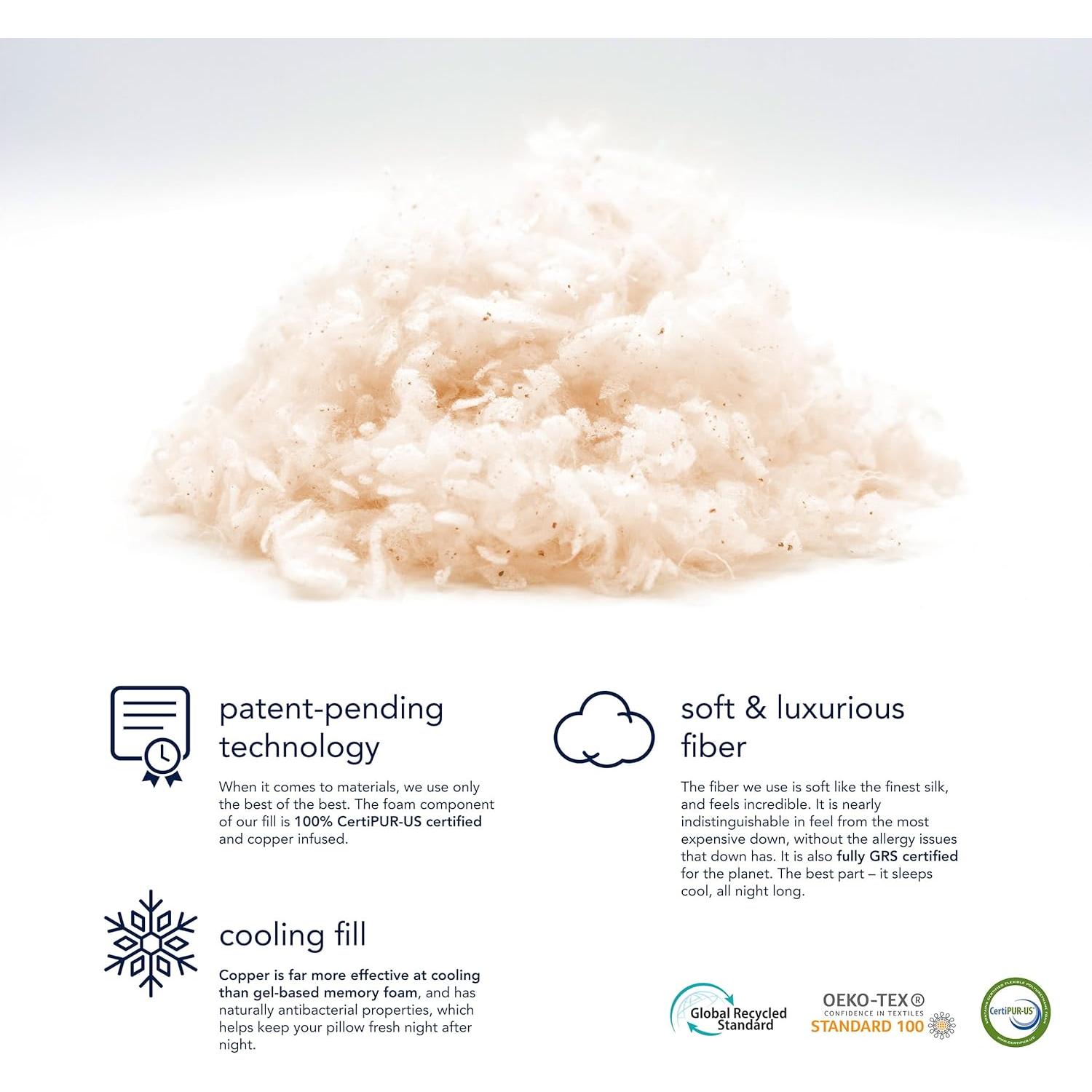 Honeydew Almohada de Seda Antienvejecimiento Reina 38x68cm