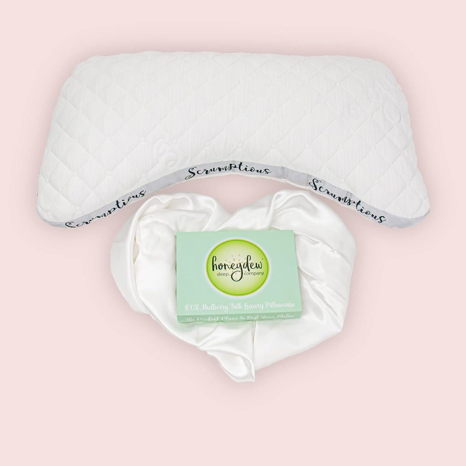 Honeydew Almohada de Seda Antienvejecimiento Reina 38x68cm