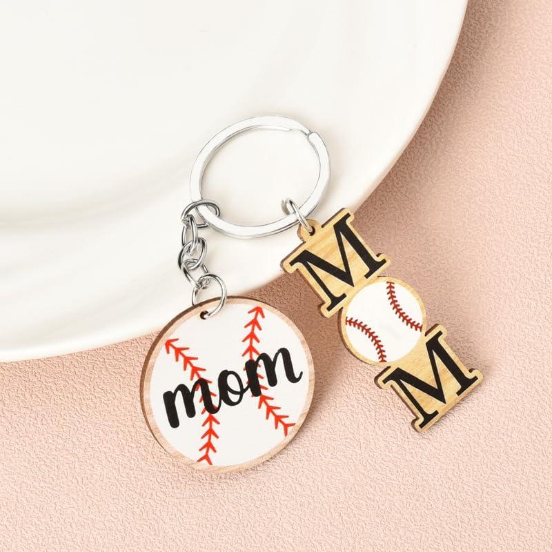 Llavero de Béisbol para Mamá YALLNASL 3 cm Regalo Cumpleaños
