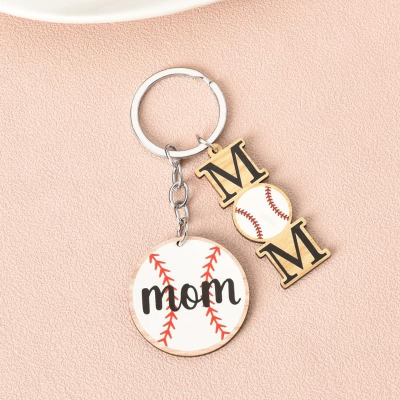 Llavero de Béisbol para Mamá YALLNASL 3 cm Regalo Cumpleaños
