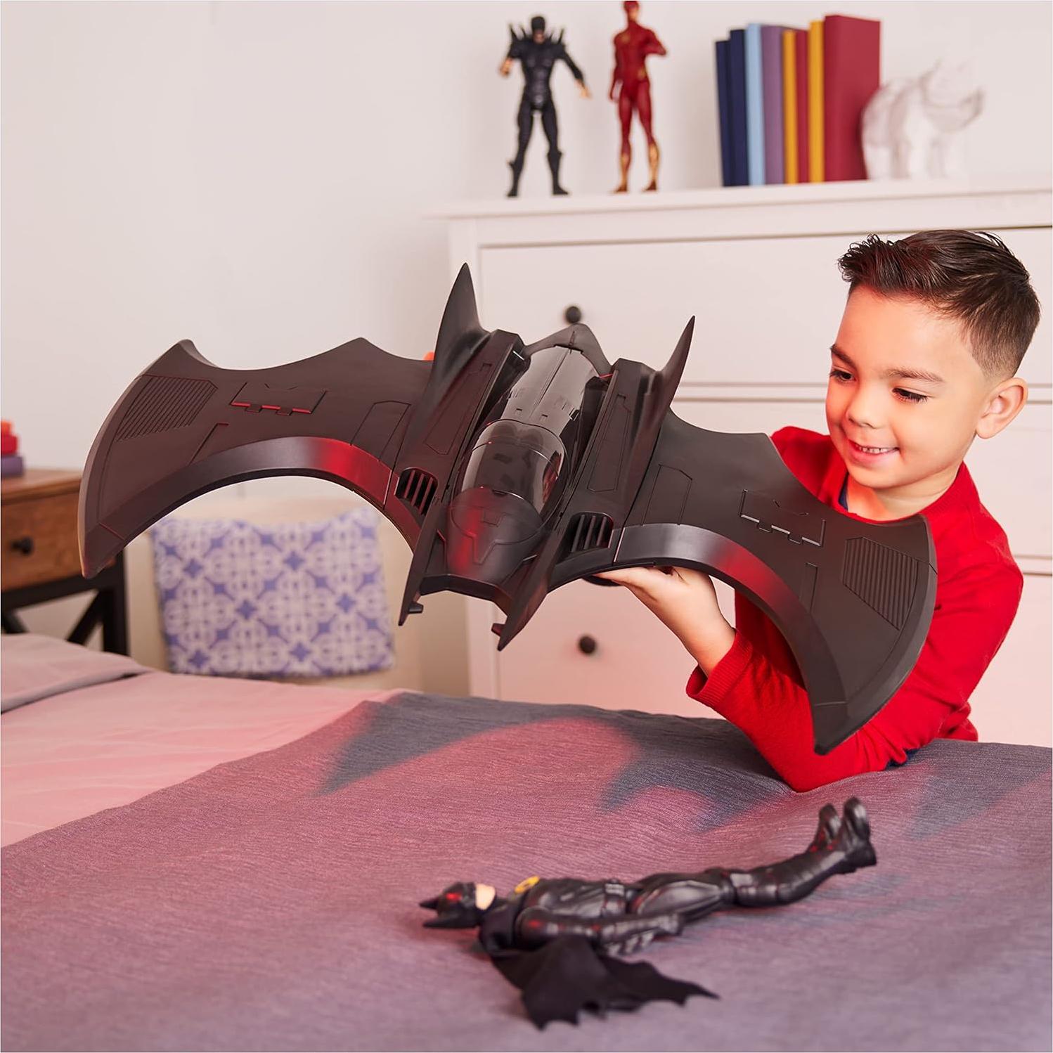 Figura de Acción Batman 10 cm y Batwing The Flash - Spin Master