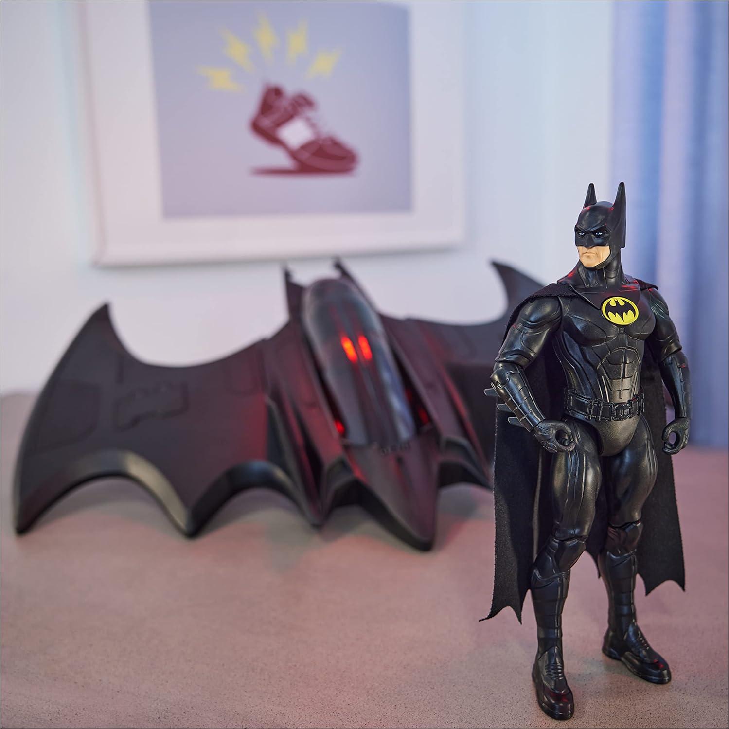 Figura de Acción Batman 10 cm y Batwing The Flash - Spin Master