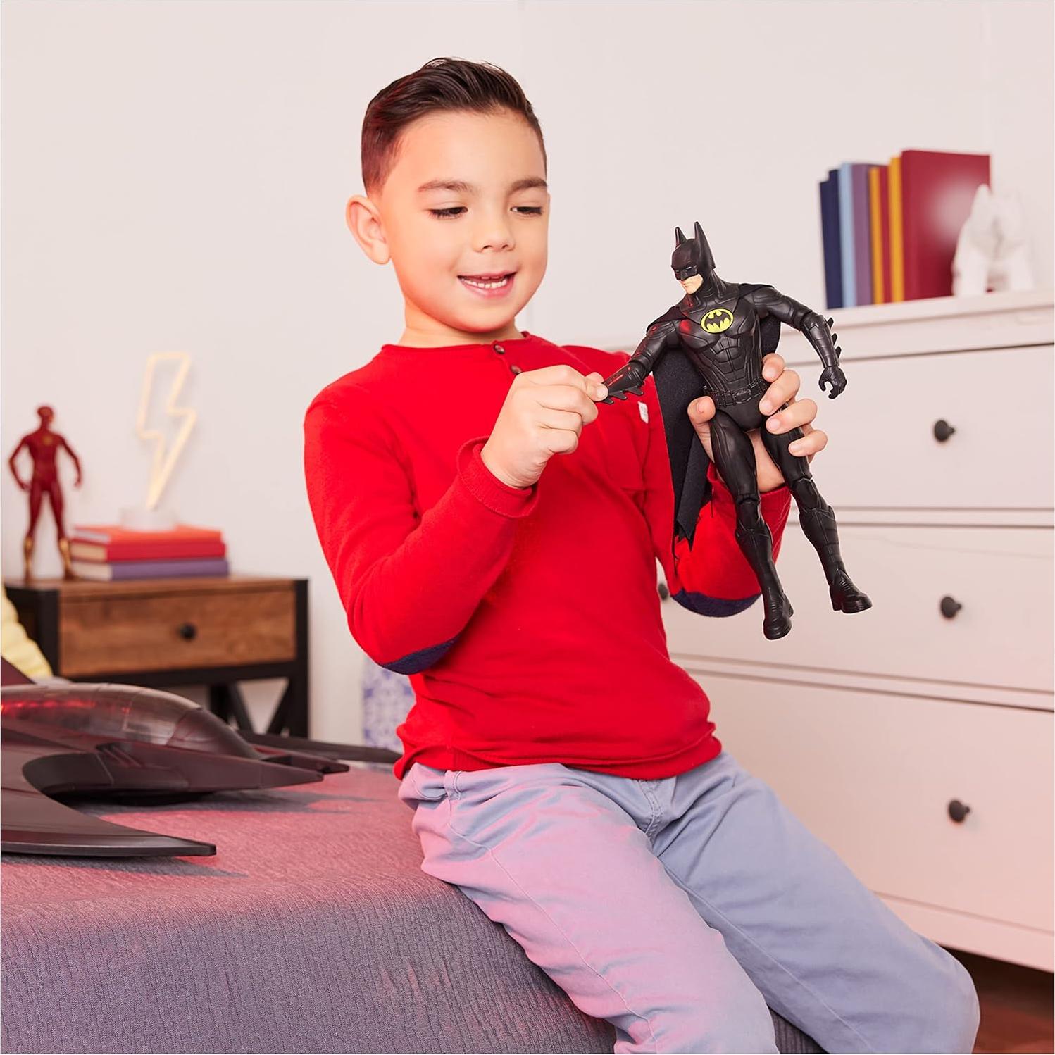 Figura de Acción Batman 10 cm y Batwing The Flash - Spin Master