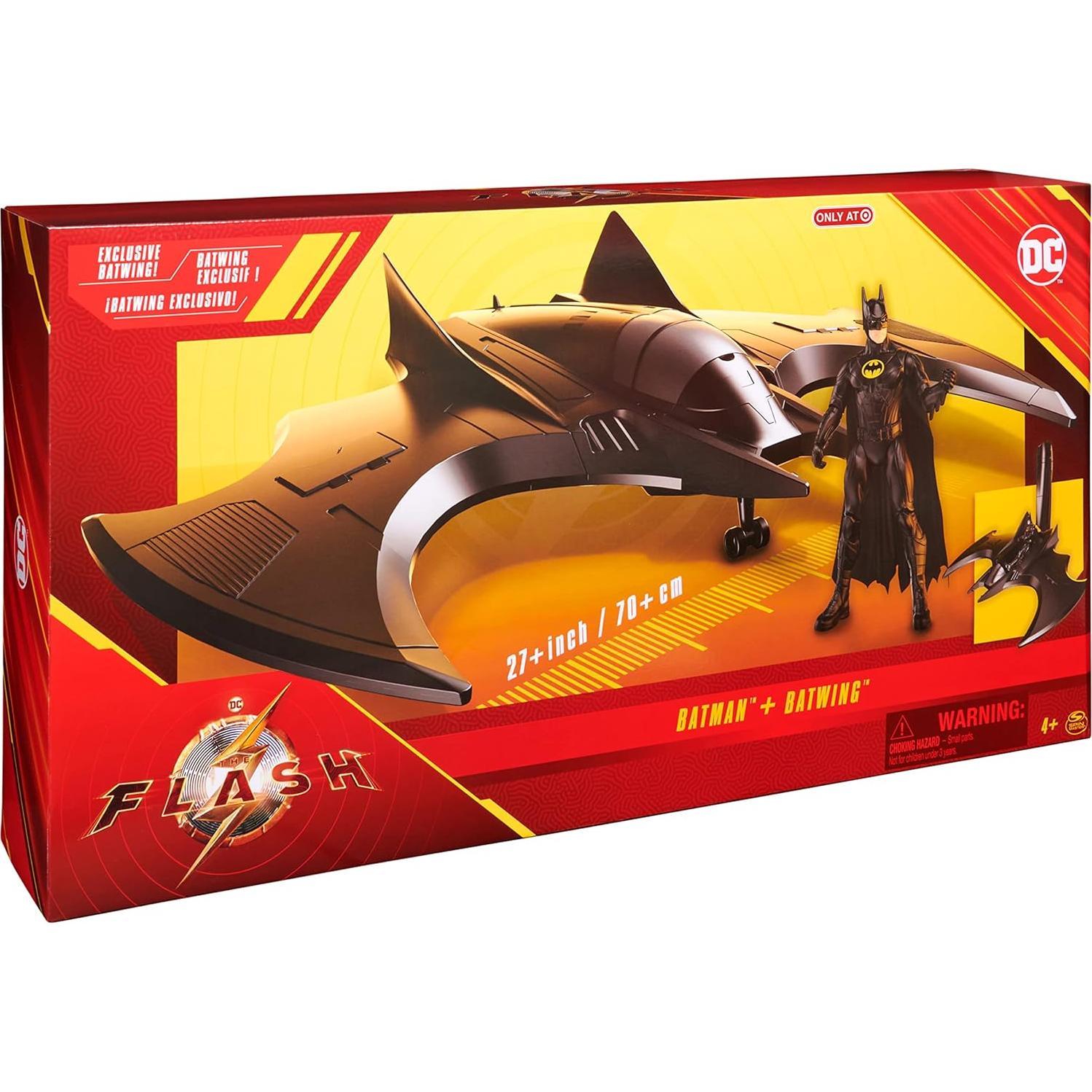 Figura de Acción Batman 10 cm y Batwing The Flash - Spin Master