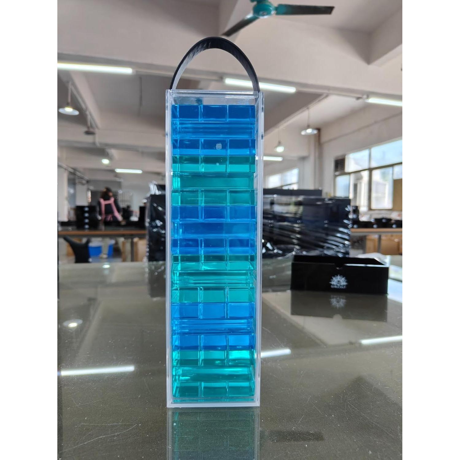 Juego de Torre Tumbling Acrílico Lucite Ready Covers 54 Bloques