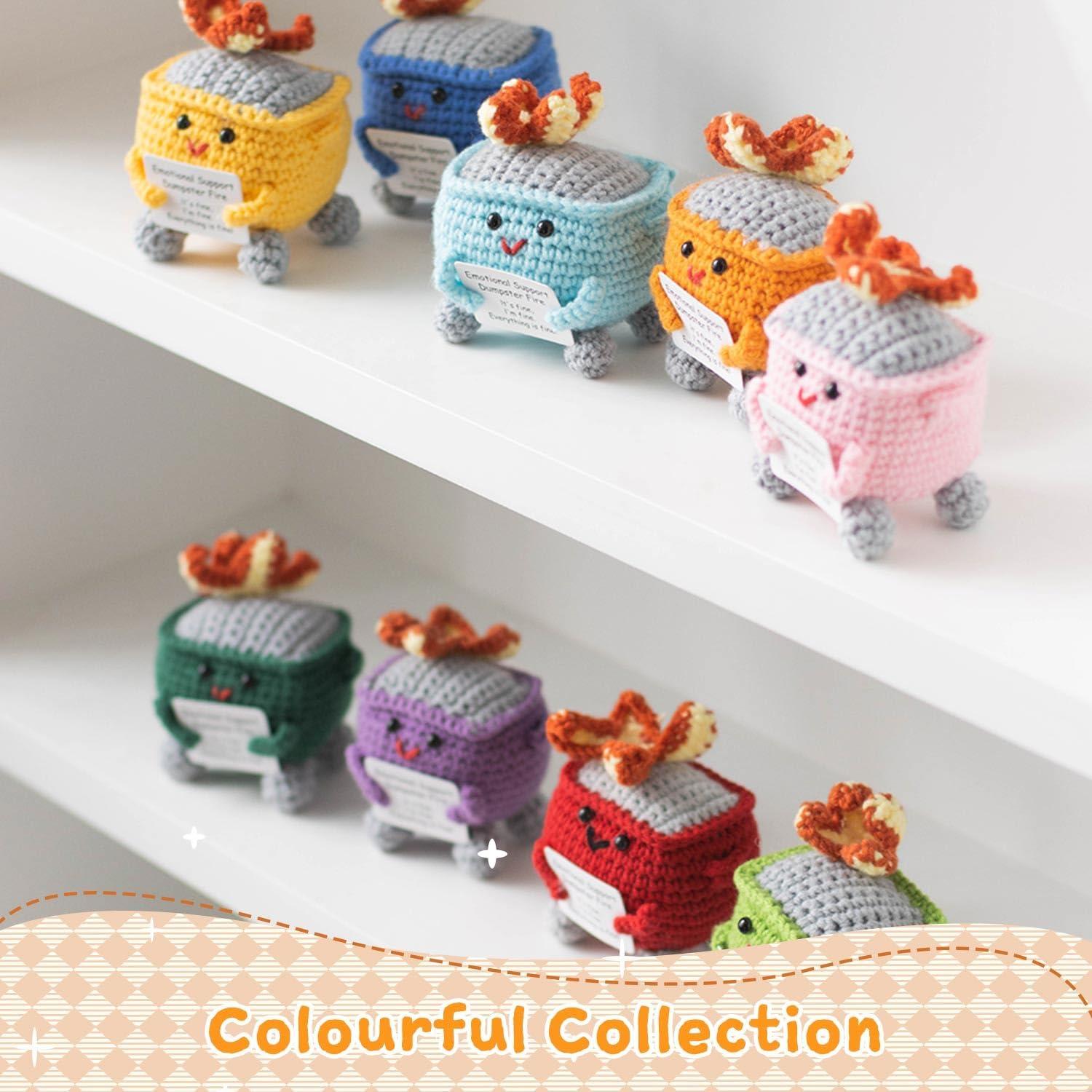 Muñeco de Crochet Fuego de Basura MR ZHENQIAO Naranja