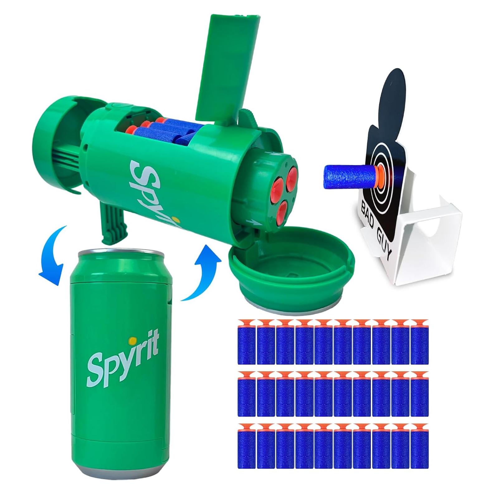 Pistola de Juguete AGM MASTECH Verde - Dispara Dardos de Espuma