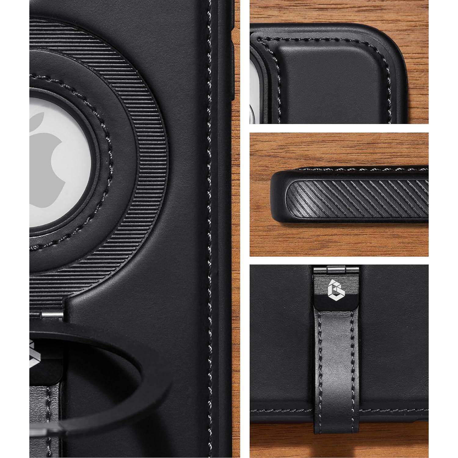 Funda de Cuero Magnética para iPhone 12 Pro Max - BUTAIGA