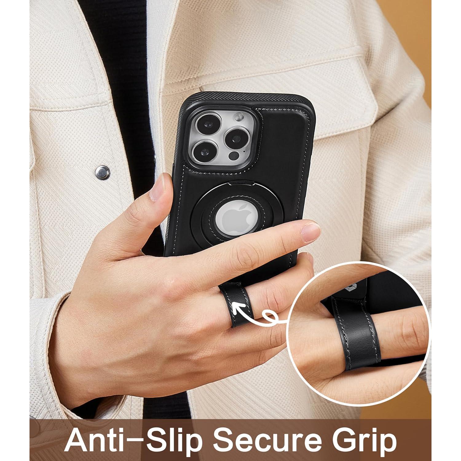 Funda de Cuero Magnética para iPhone 12 Pro Max - BUTAIGA