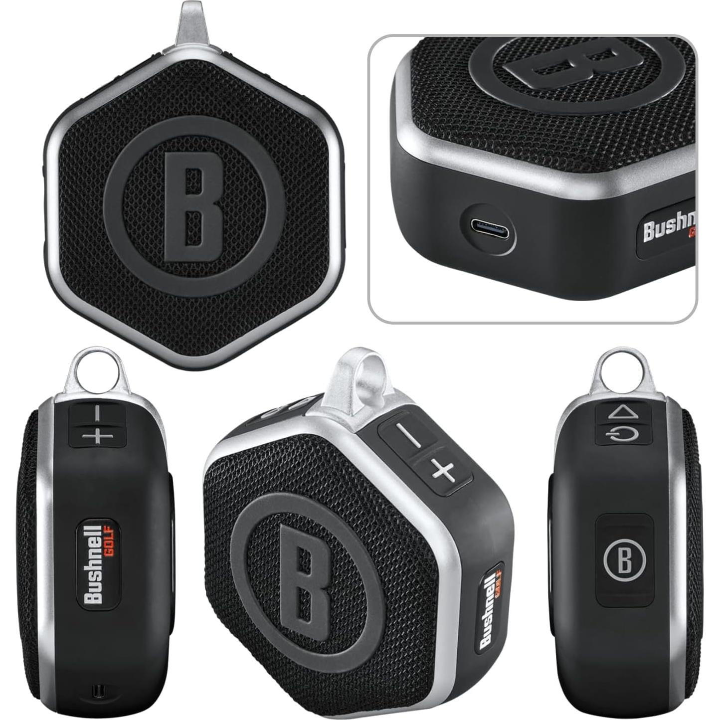 Altavoz Bluetooth GPS Wearable4U Wingman Mini Negro/Plata con Auriculares