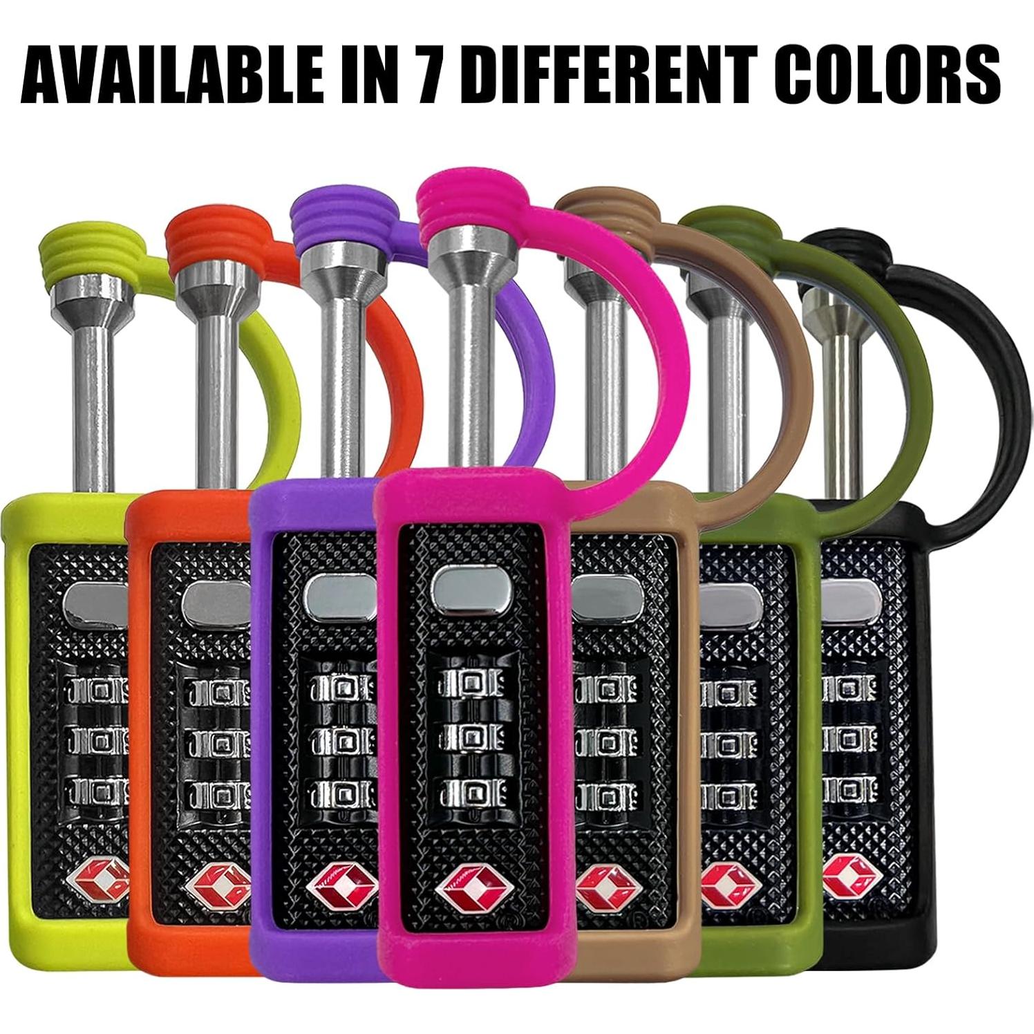 Candados TSA para Funda de Arma LAFENLIN - 4 Paquete Negro