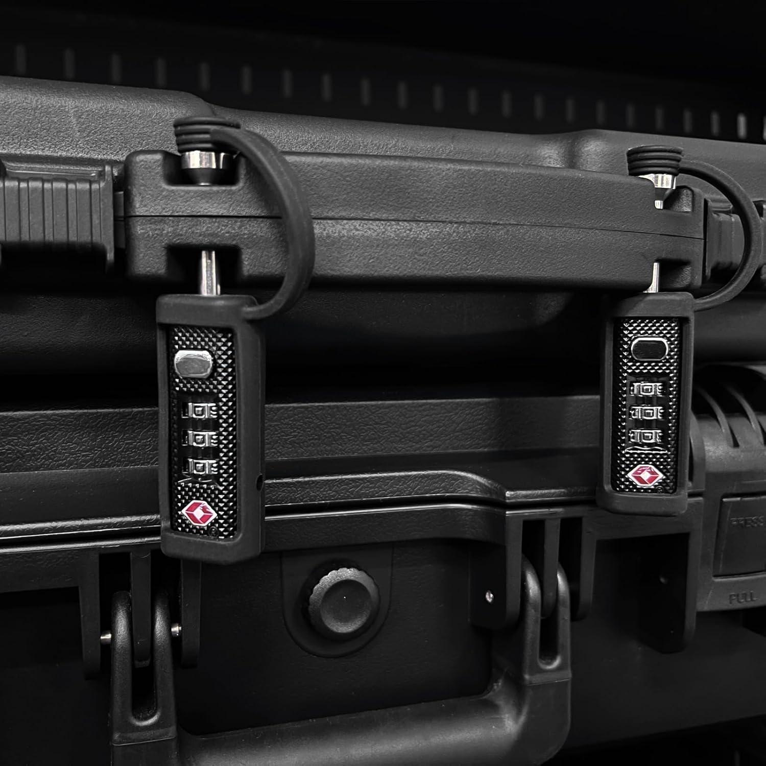 Candados TSA para Funda de Arma LAFENLIN - 4 Paquete Negro