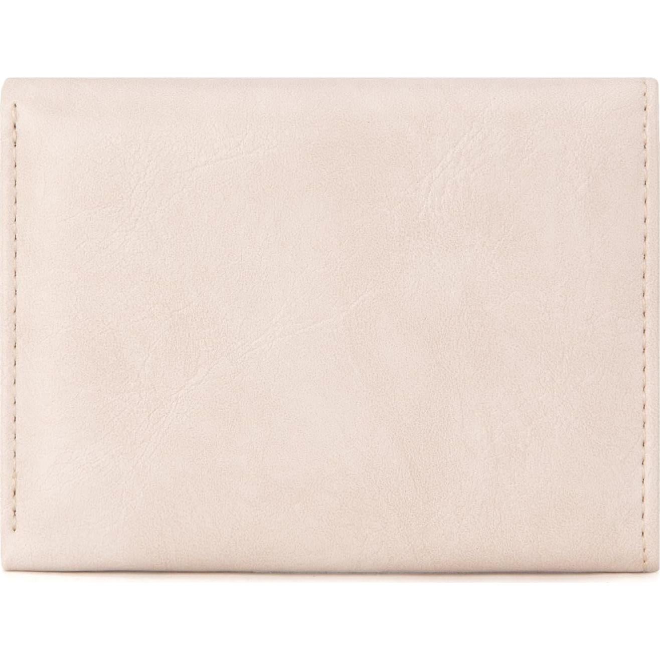 Billetera Trifold Montana West Beige RFID para Mujeres