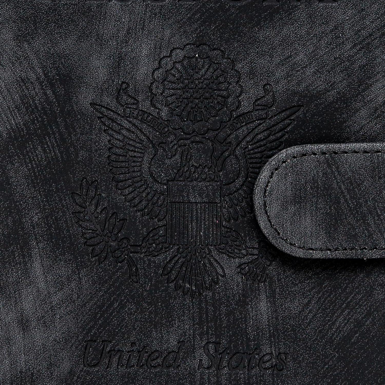 Portapasaportes con bloqueo RFID - WT002 - Negro