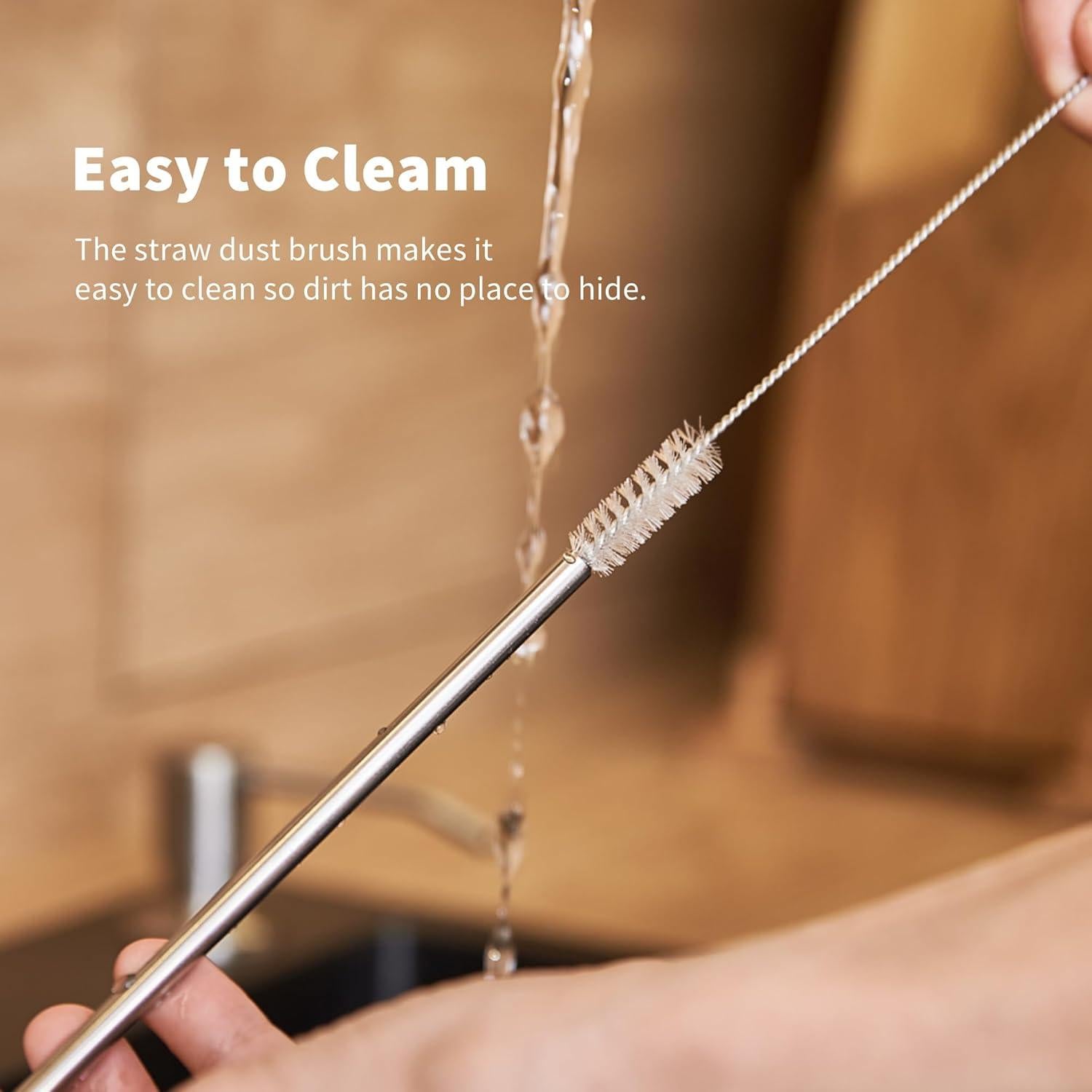 Popotes de Acero Inoxidable Diumepo para Vasos Stanley 14/20 oz