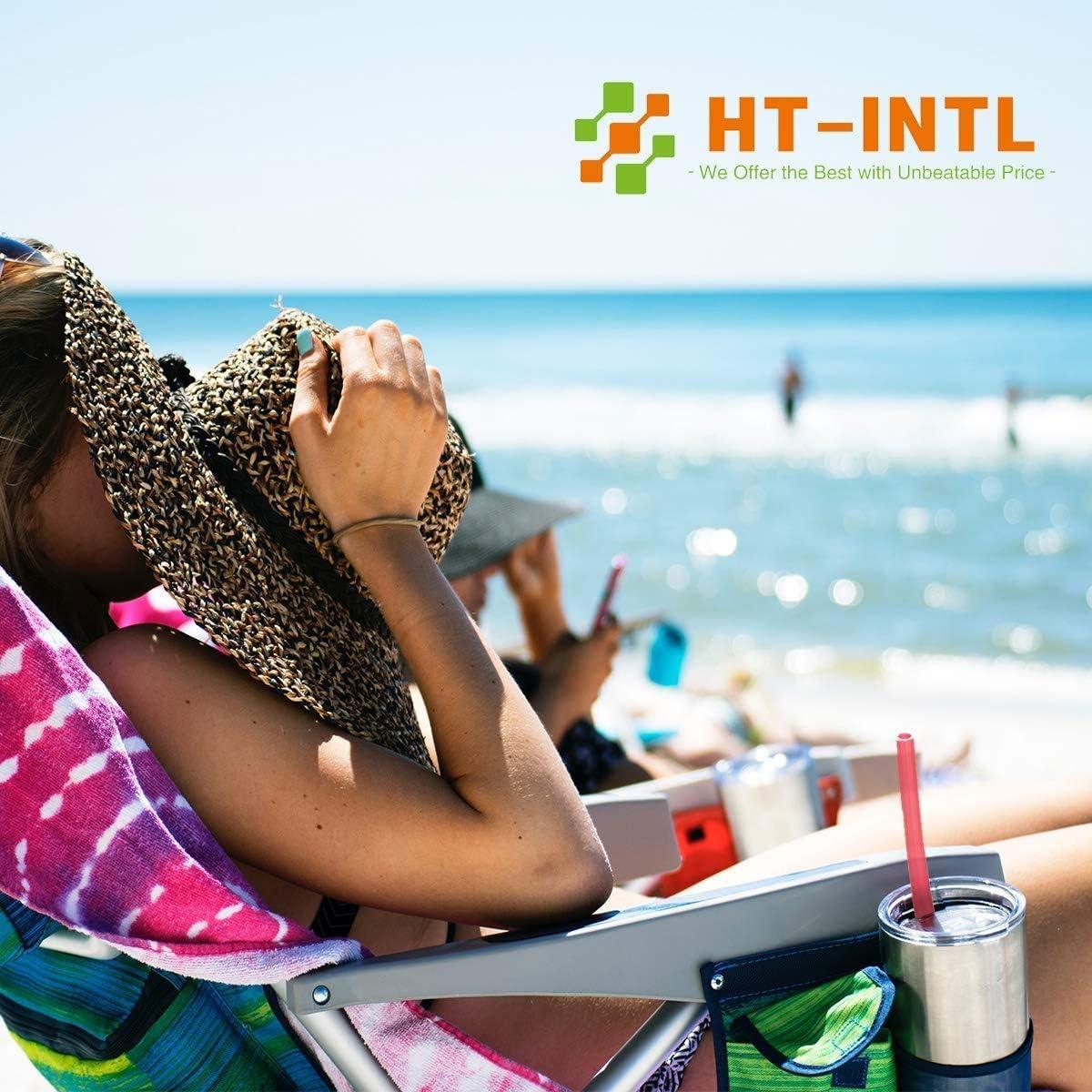 12 Pajitas de Silicona Reutilizables HT-INTL 20 cm Multicolor