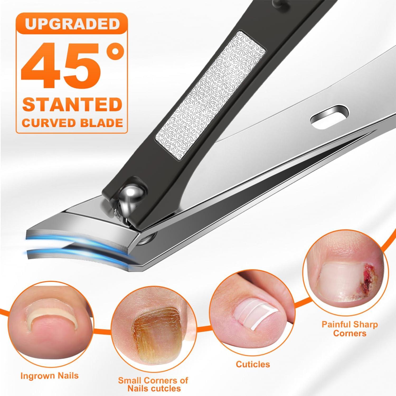 Juego de Cortauñas CLPPNA 4 en 1 para Uñas Gruesas y Encarnadas