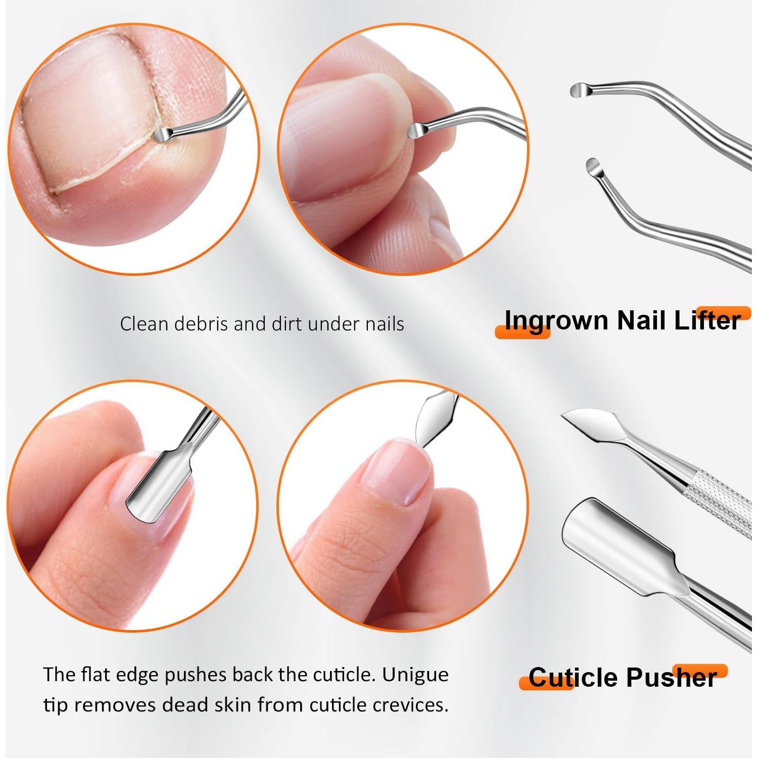 Juego de Cortauñas CLPPNA 4 en 1 para Uñas Gruesas y Encarnadas