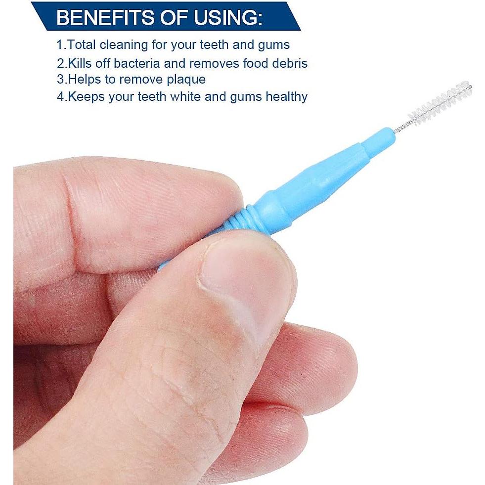 Cepillos Interdentales ewinever 50 Piezas 2mm 2.5mm 3mm