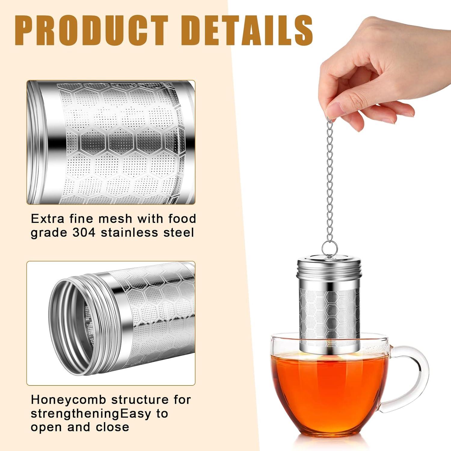 Infusores de Té Suelto Umigy 4 Pcs Acero Inoxidable 304