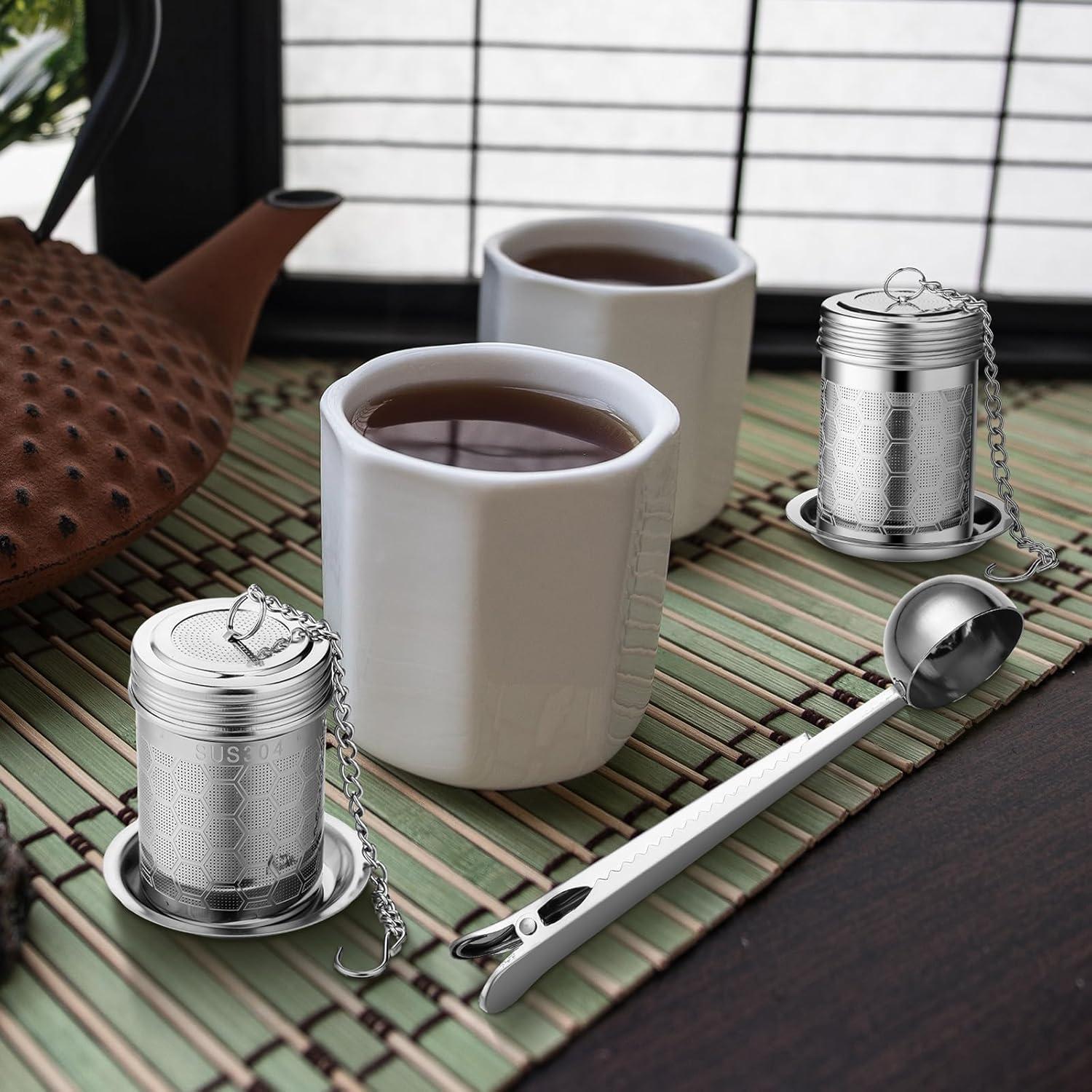Infusores de Té Suelto Umigy 4 Pcs Acero Inoxidable 304