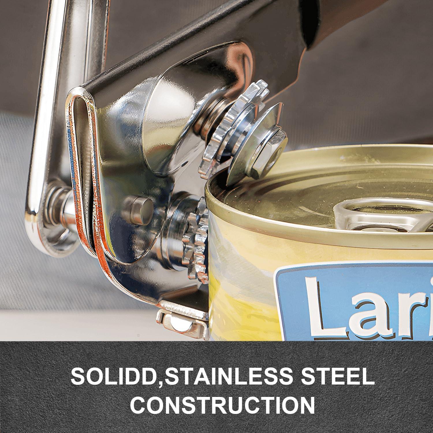 Abridor de Latas Manual SHIKORI de Acero Inoxidable - Negro