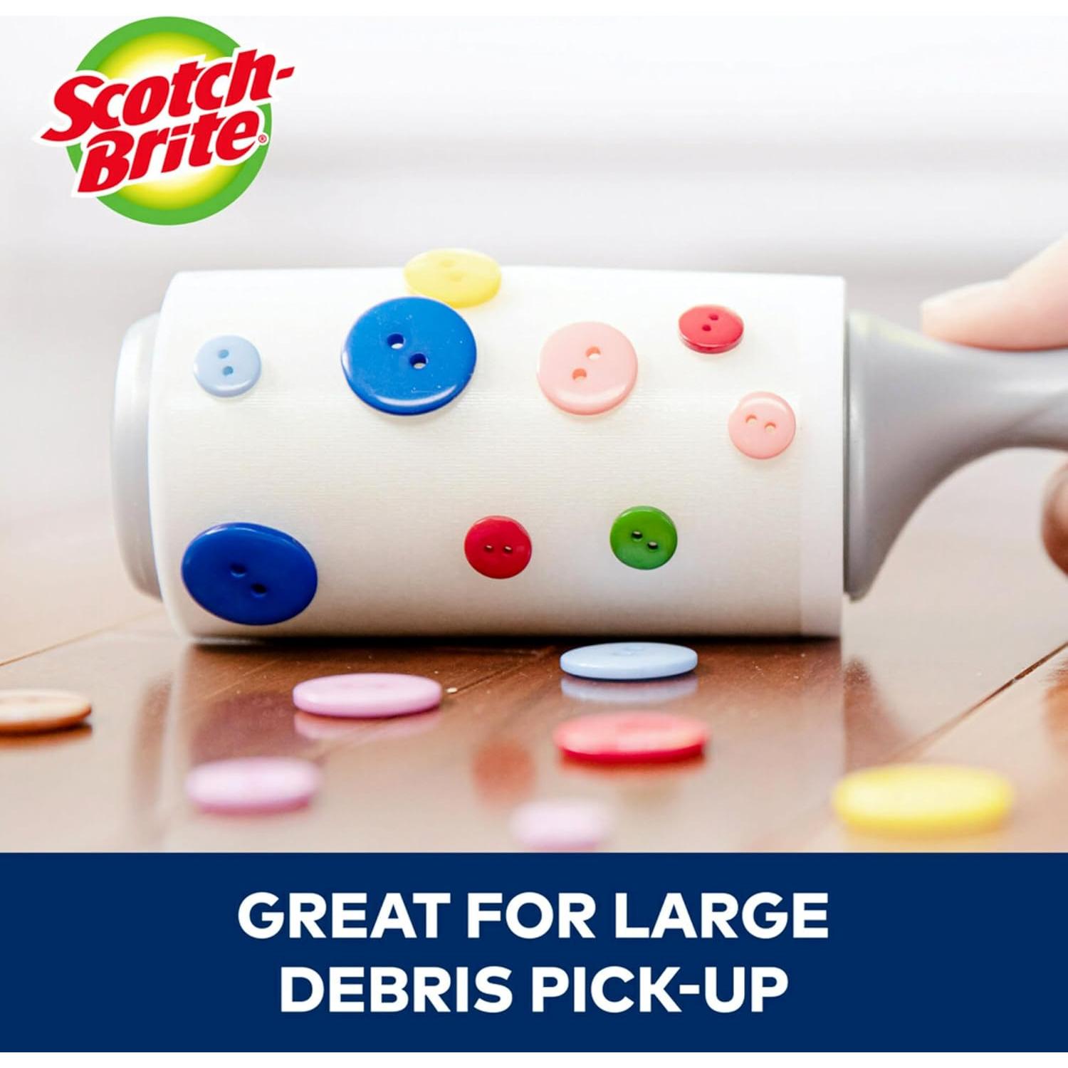 Rodillo Adhesivo Scotch-Brite 50% Más Pegajoso 48 Hojas