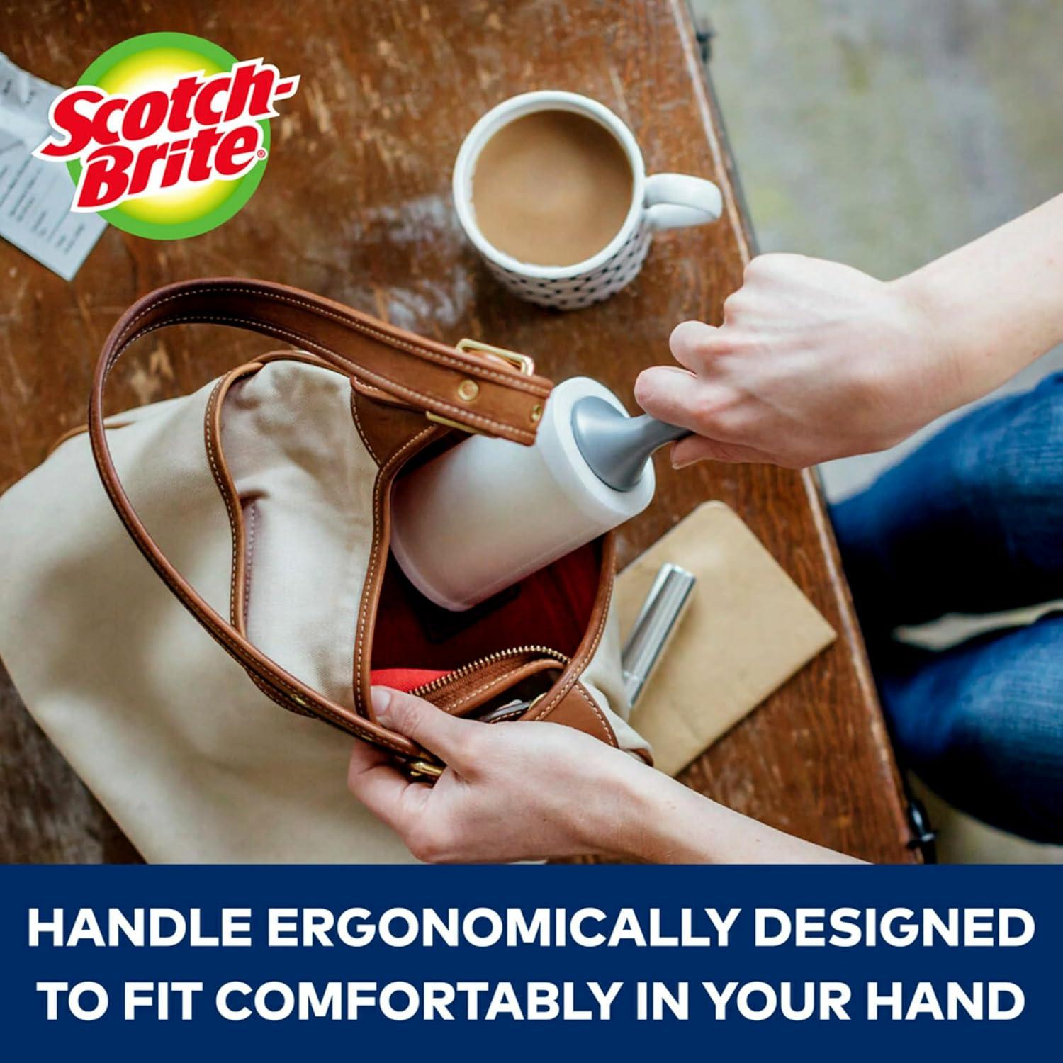 Rodillo Adhesivo Scotch-Brite 50% Más Pegajoso 48 Hojas