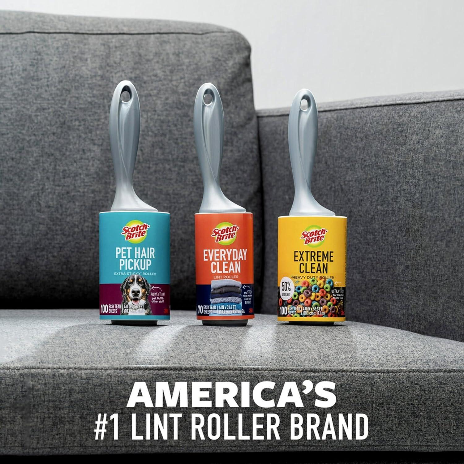 Rodillo Adhesivo Scotch-Brite 50% Más Pegajoso 48 Hojas