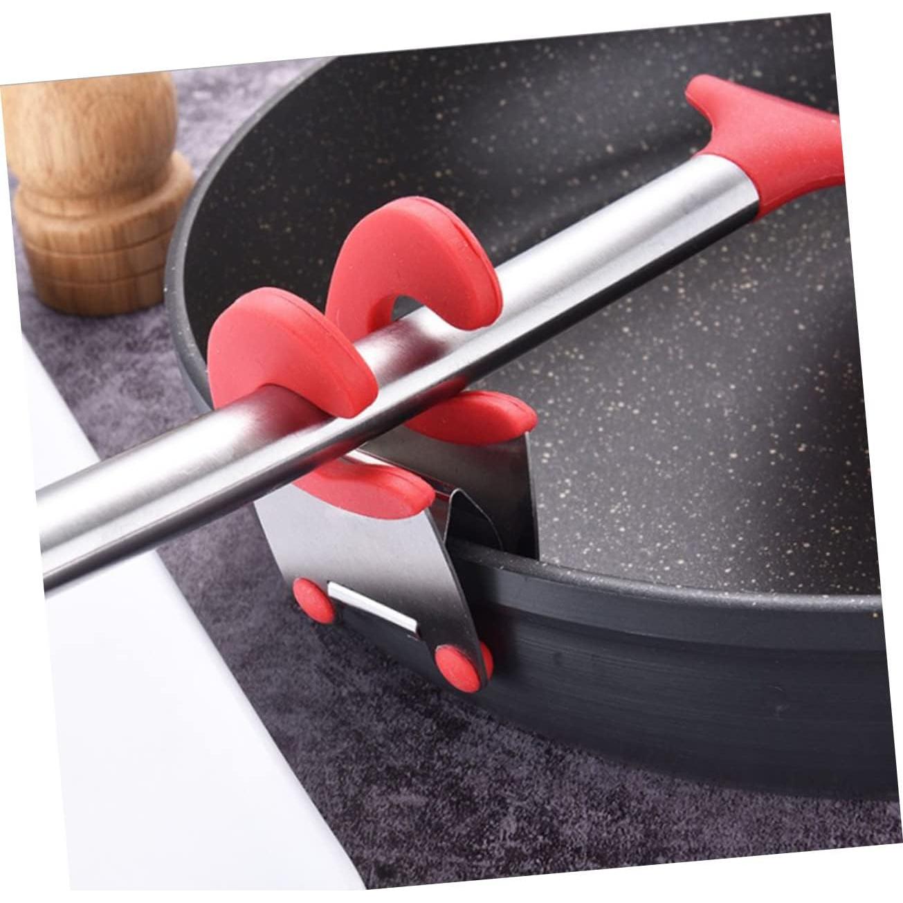 Soporte para Espátula Clip para Olla PRETYZOOM Resistente al Calor