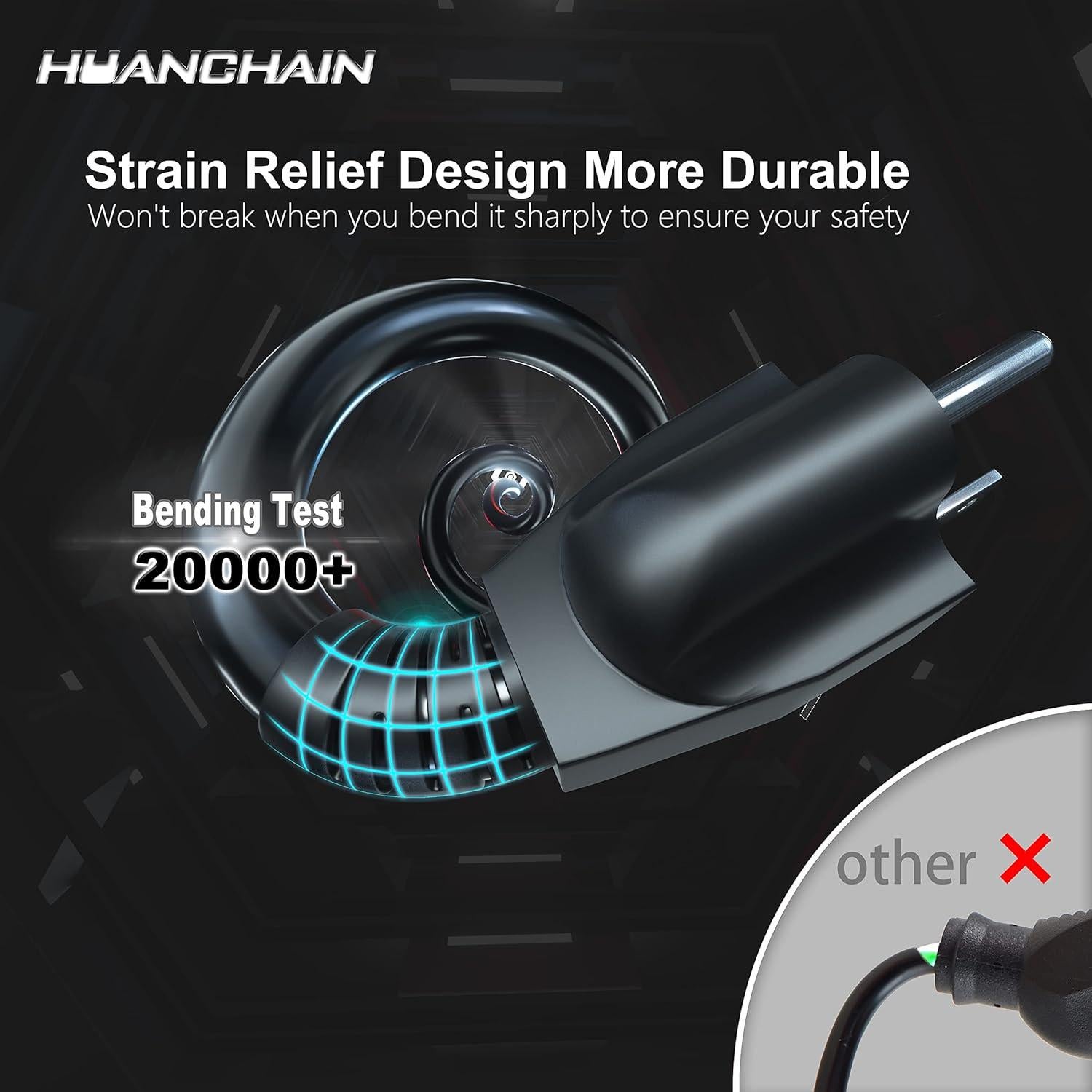 Cable de Extensión HUANCHAIN 7.62 m 16 AWG Impermeable