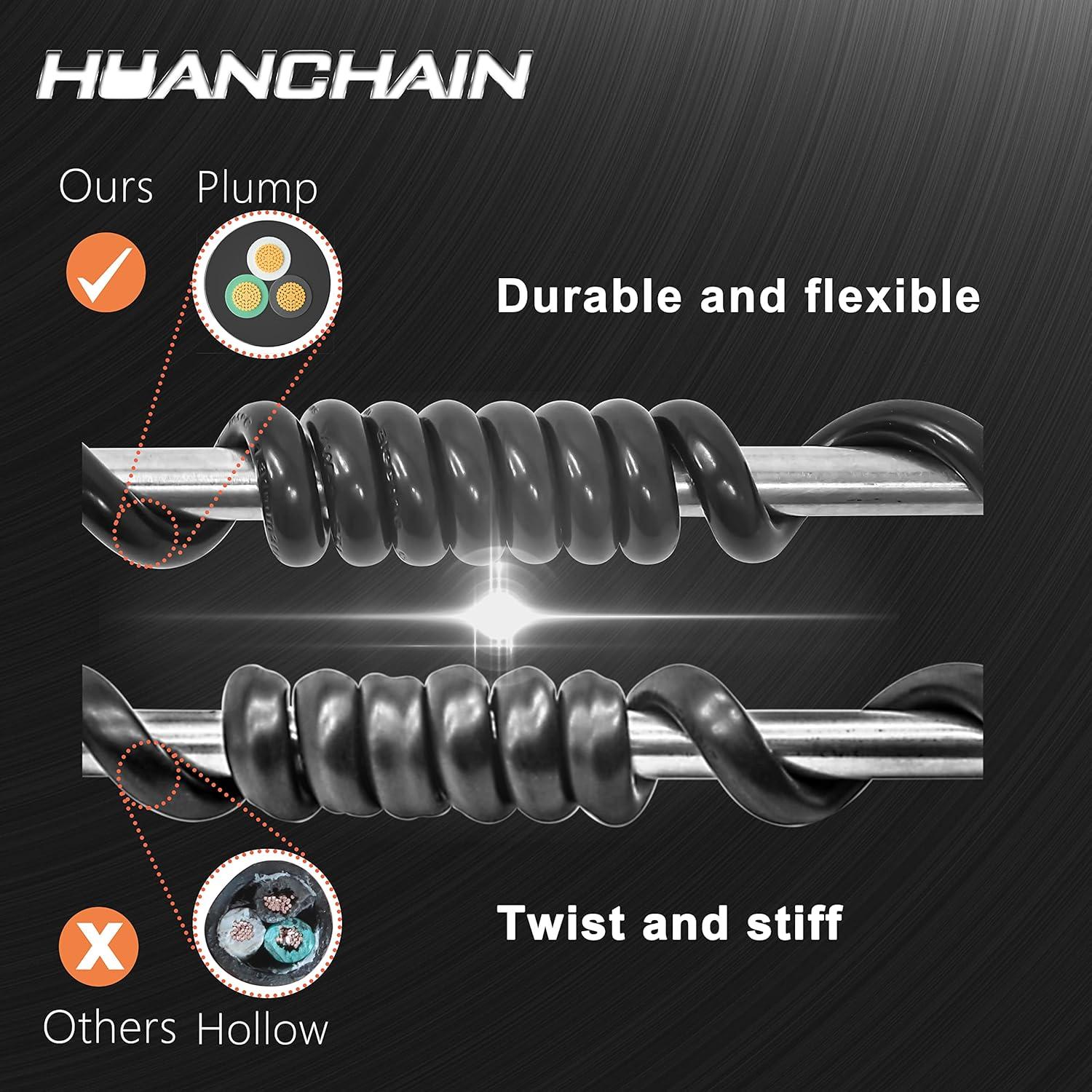 Cable de Extensión HUANCHAIN 7.62 m 16 AWG Impermeable