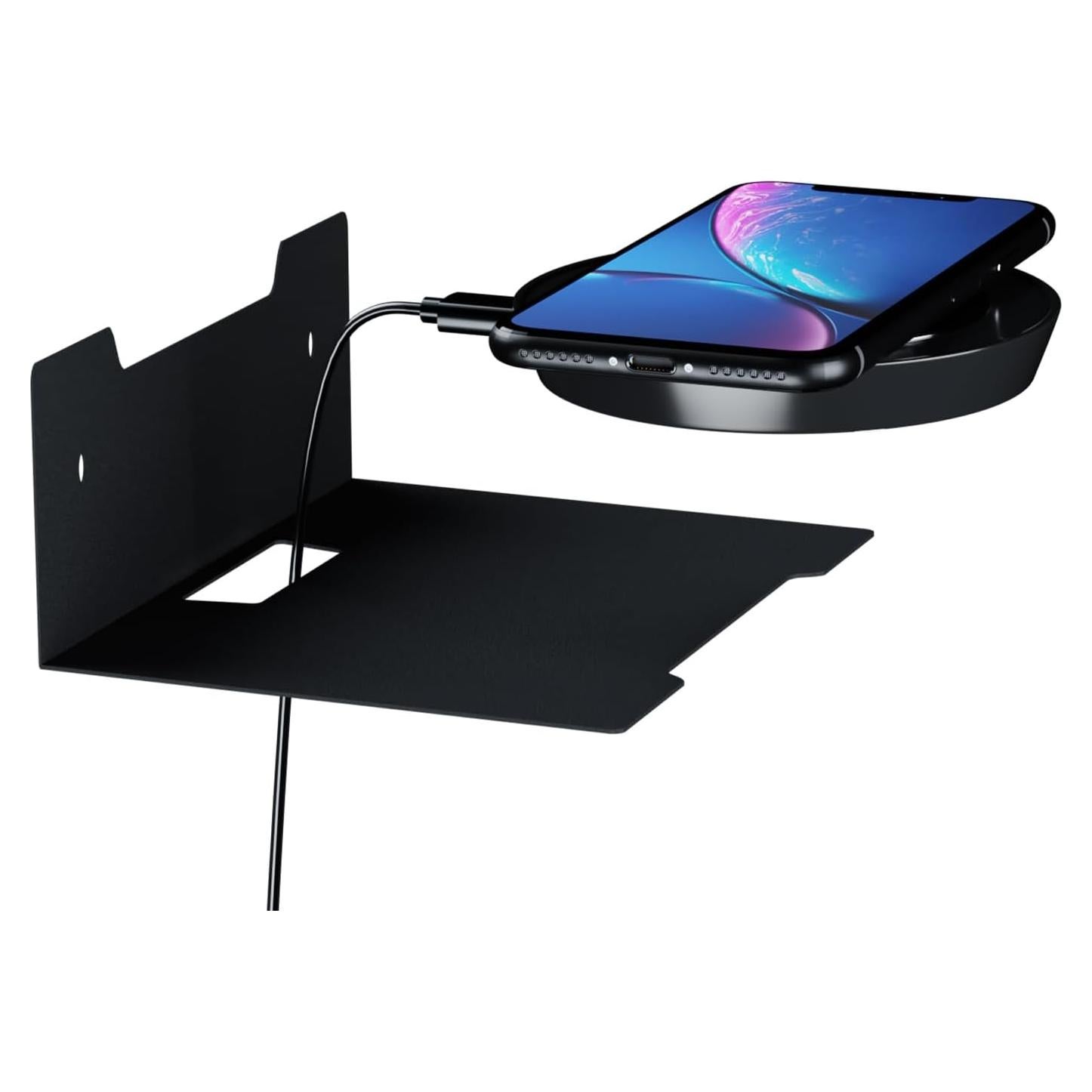 Estante Flotante de Metal PzewMo 12x14.5 cm Montado en Pared