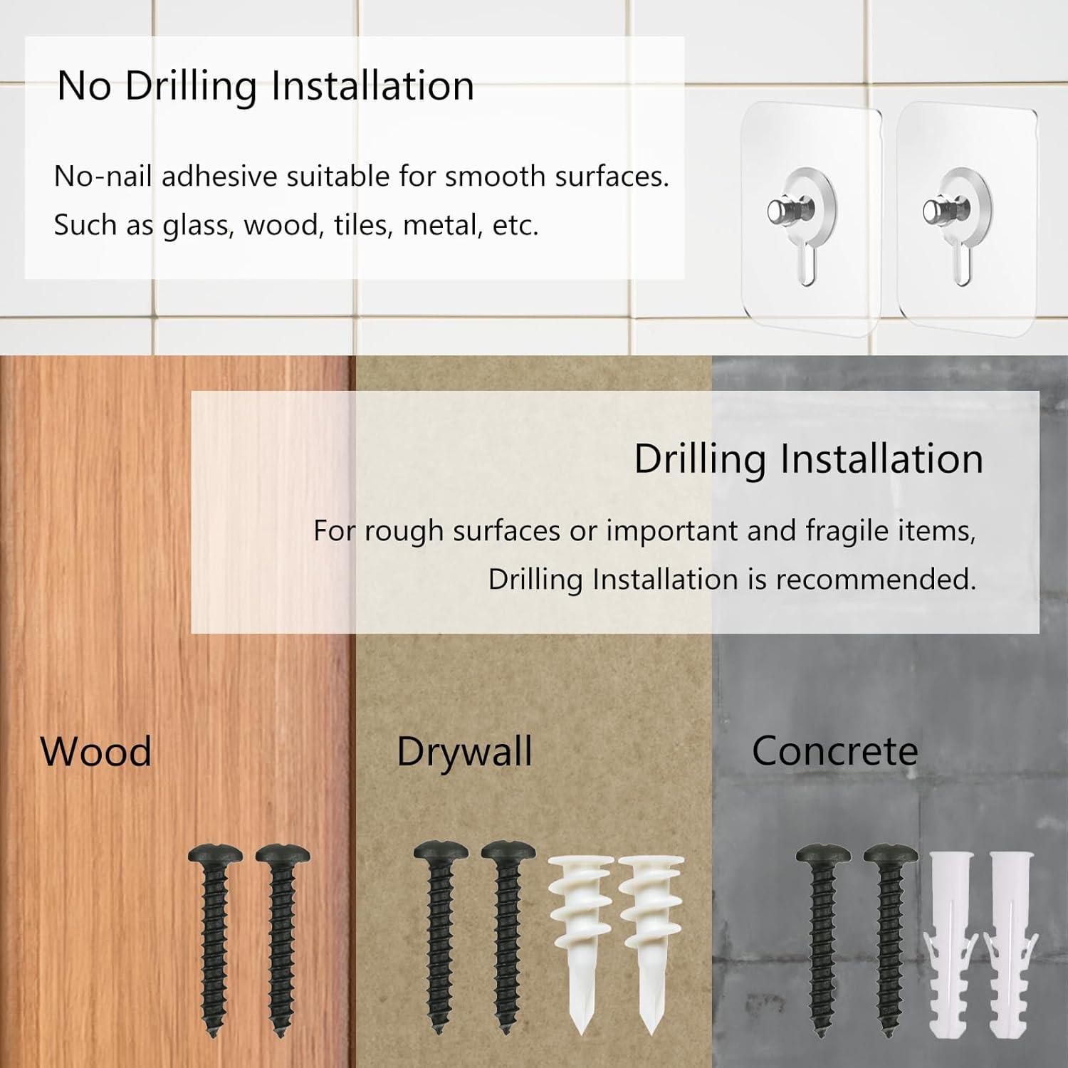 Estante Flotante de Metal PzewMo 12x14.5 cm Montado en Pared