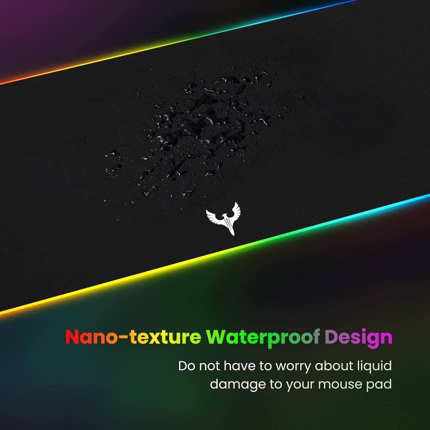 Alfombrilla de Ratón RGB BladeHawks XXL 80x30cm Antideslizante