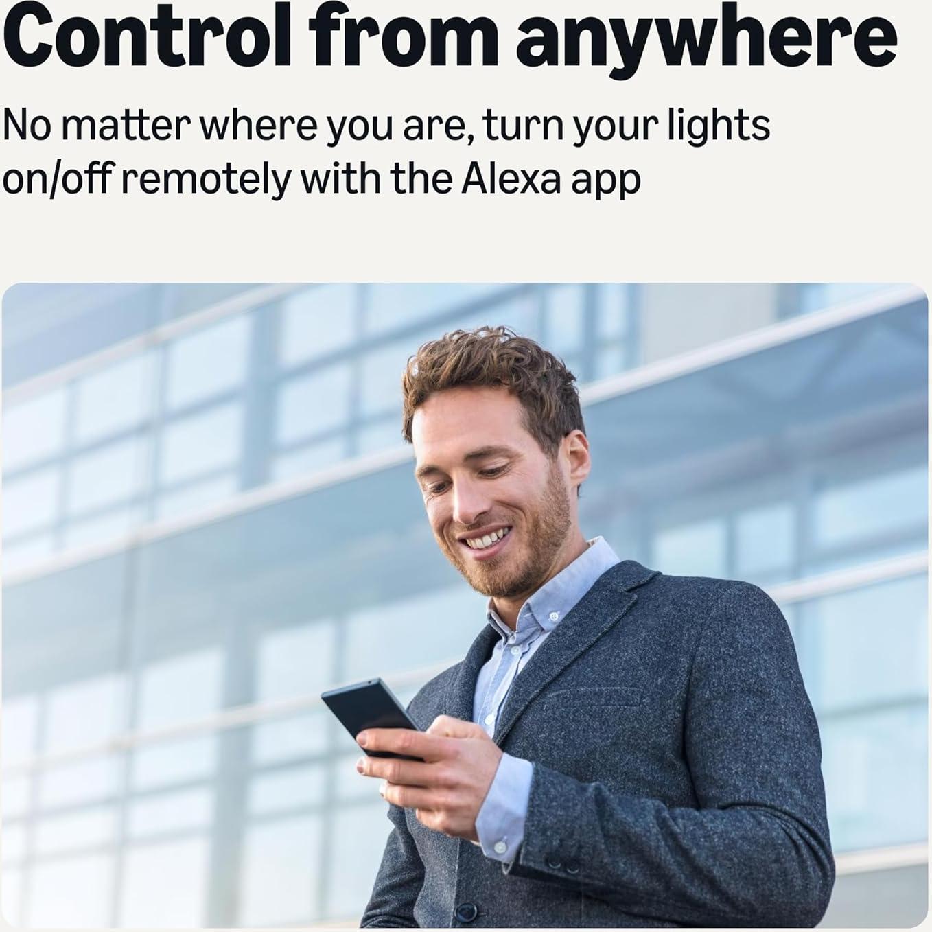 Tira de Luz LED Inteligente Amazon Basics 5m RGB Blanco Ajustable