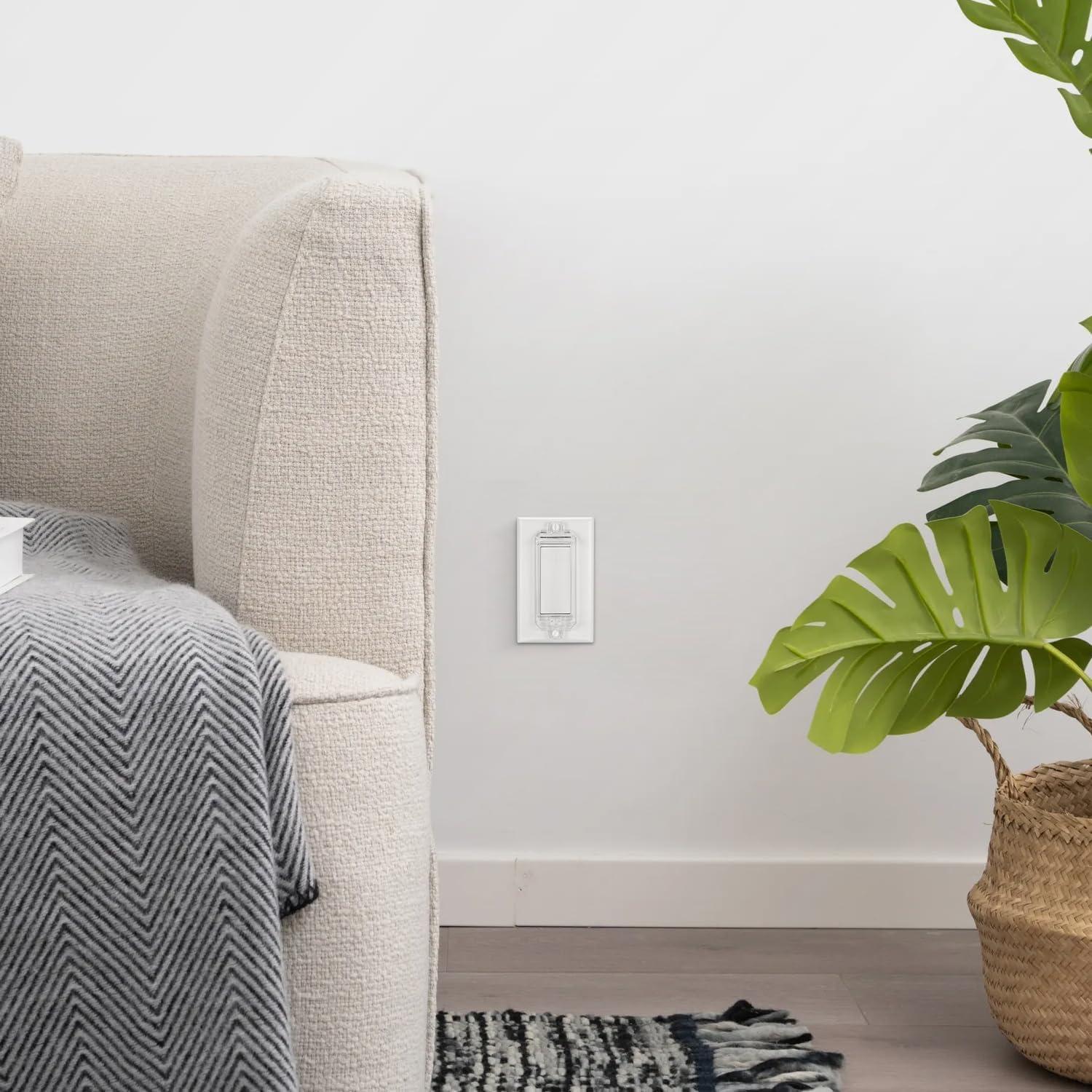 Protector de Interruptor de Luz CLYMENE Estilo Rocker Transparente 2 Pz