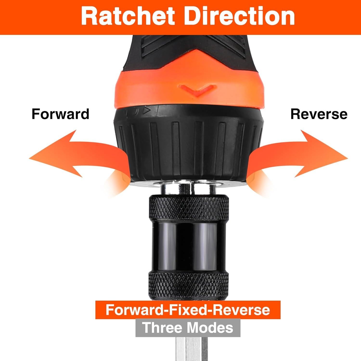 Destornillador Trinquete ValueMax 9 en 1, Mango Antideslizante