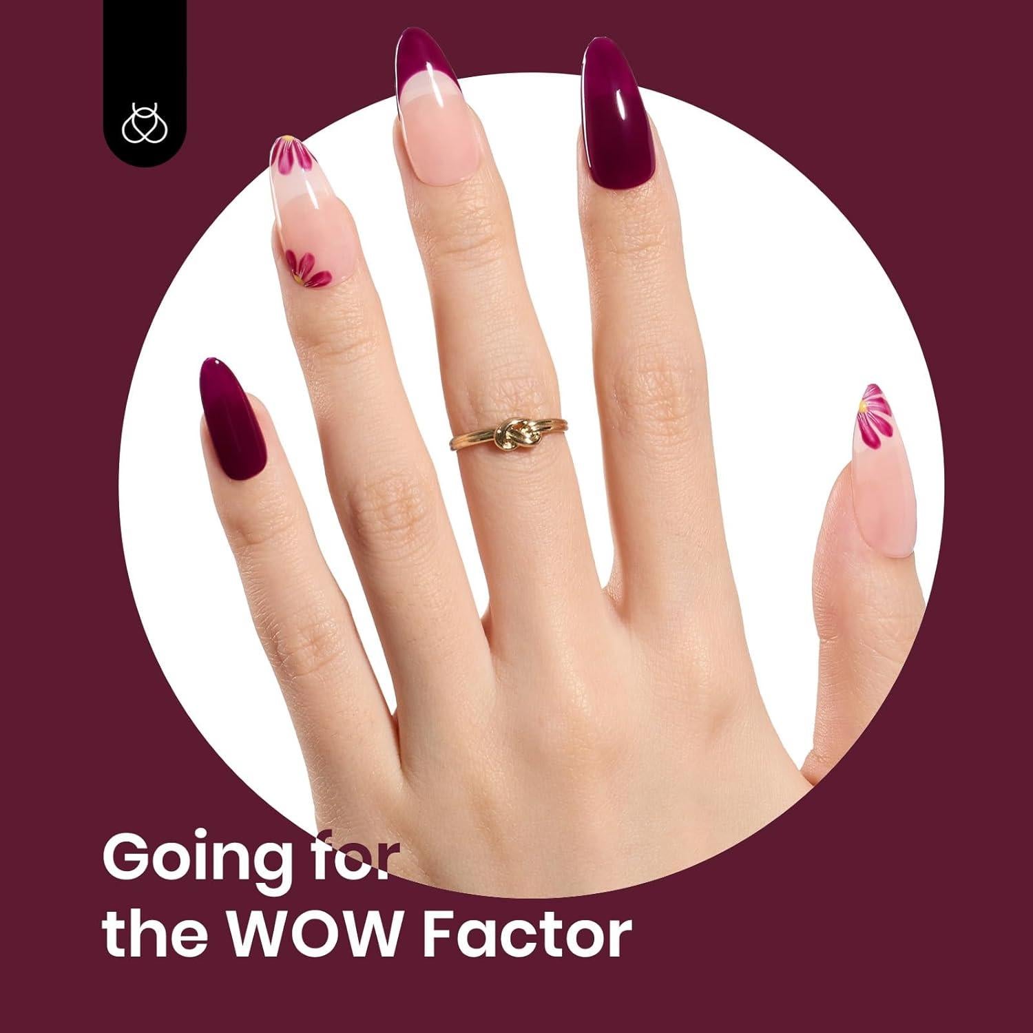 Esmalte de Uñas en Gel Beetles 15 ml Burdeos Ciruela Suave