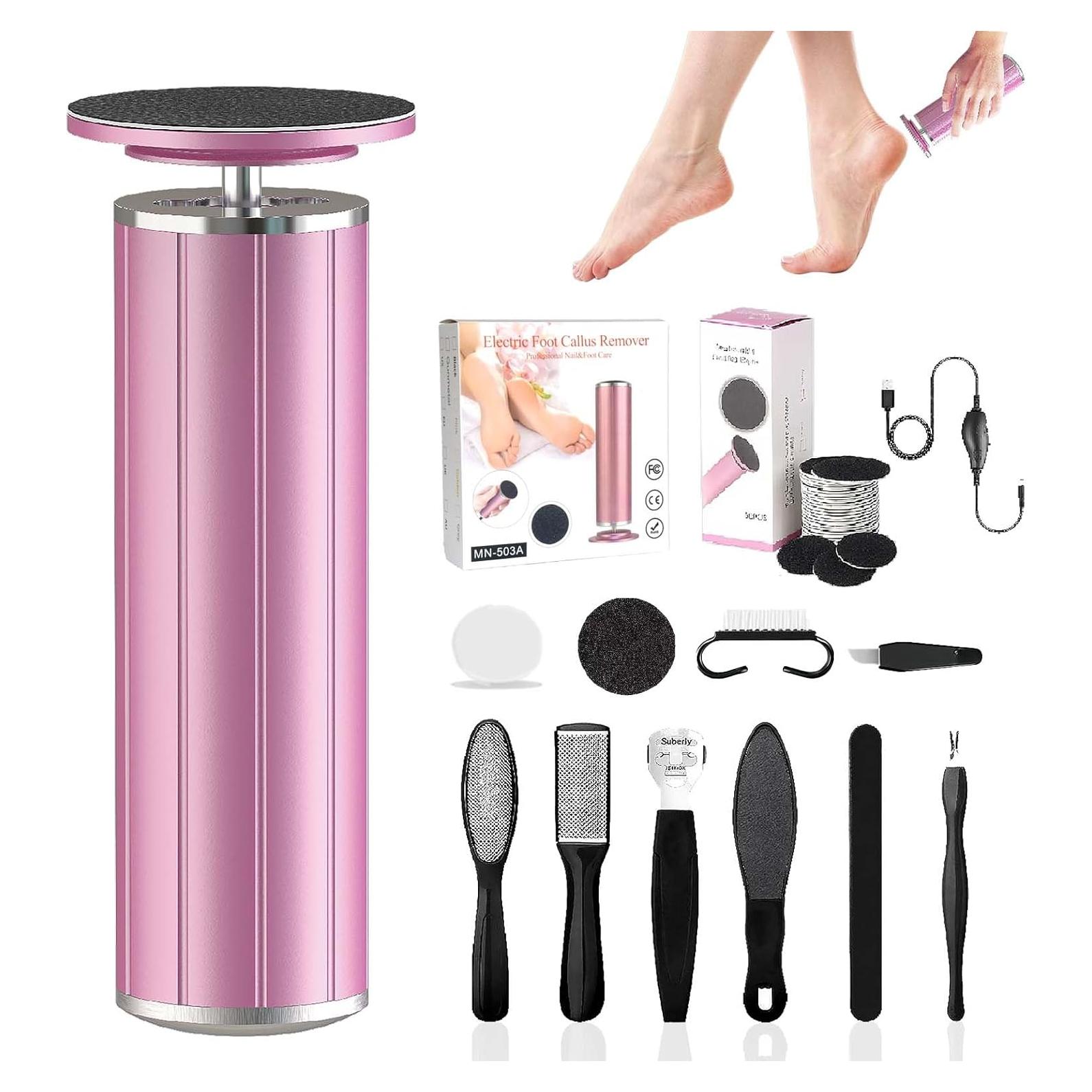 Removedor de Callos Eléctrico LiQiAMEi Rosa 408g USB