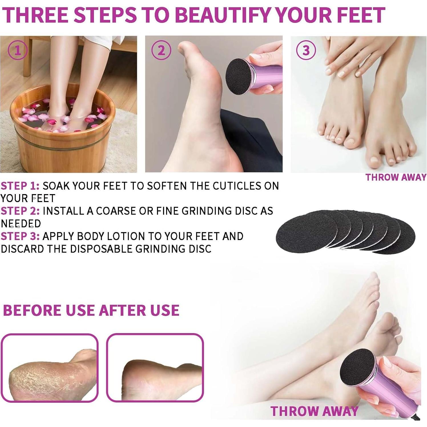 Removedor de Callos Eléctrico LiQiAMEi Rosa 408g USB