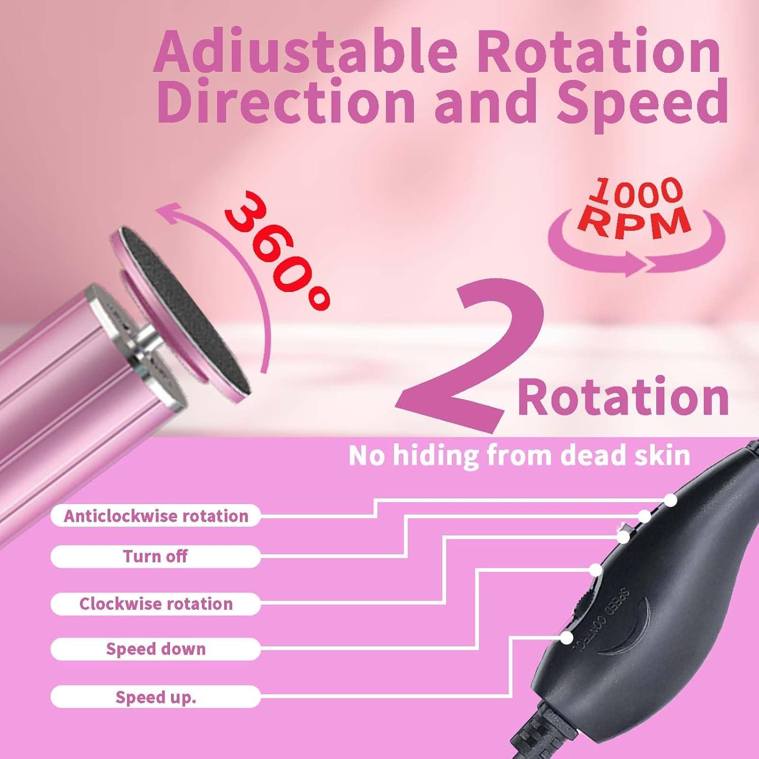 Removedor de Callos Eléctrico LiQiAMEi Rosa 408g USB