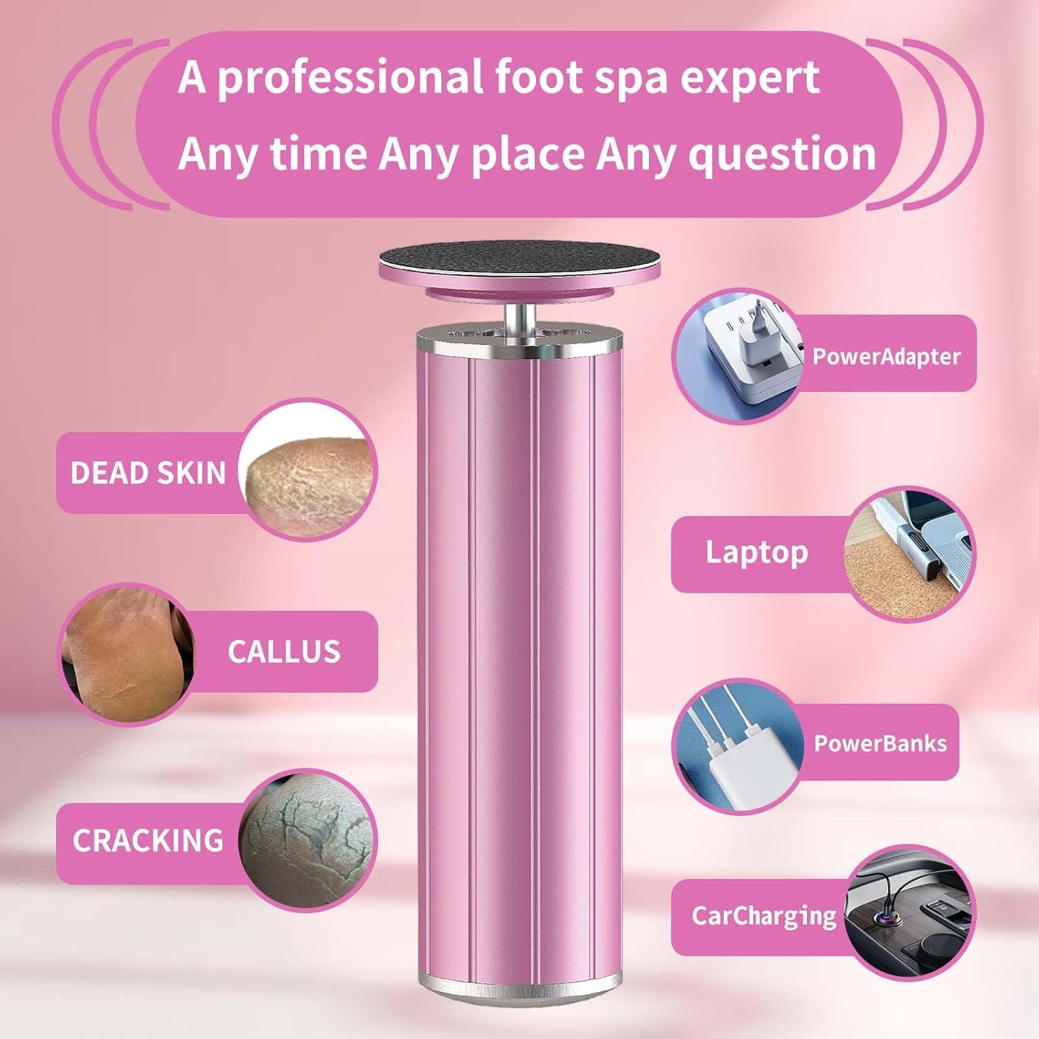 Removedor de Callos Eléctrico LiQiAMEi Rosa 408g USB